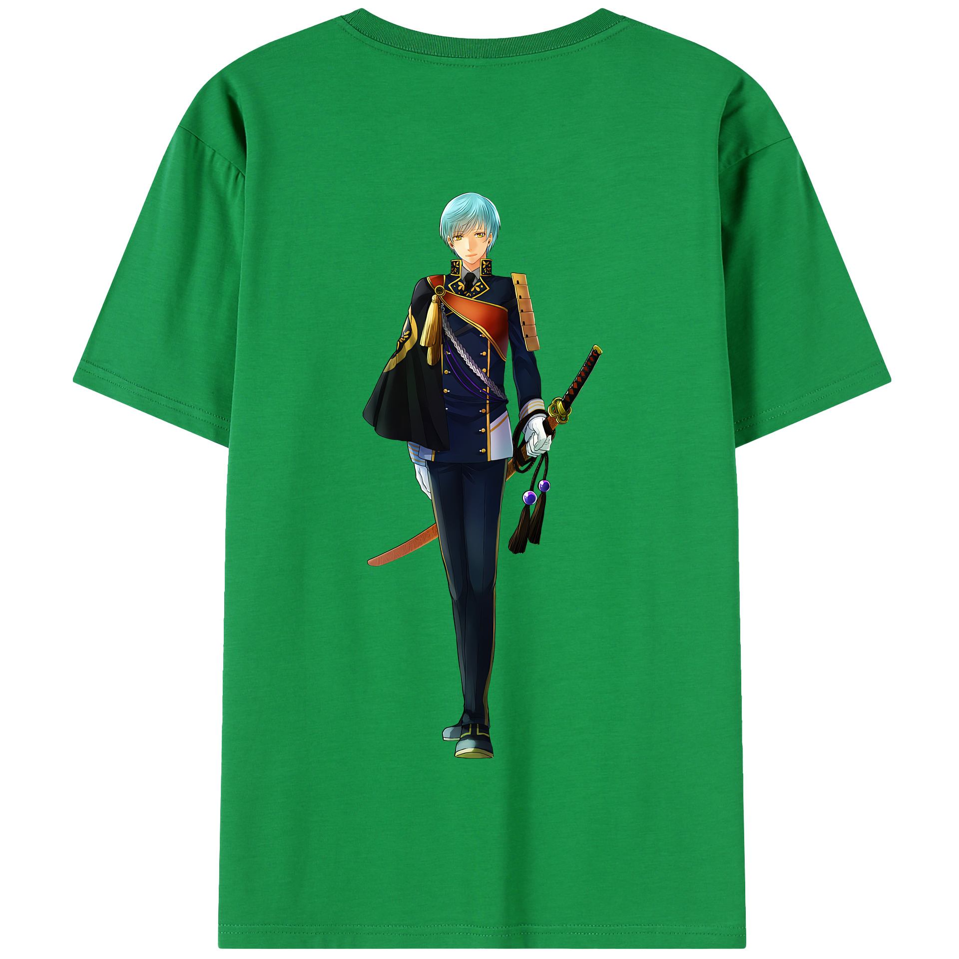 （画像用） 刀剣乱舞 Touken Ranbu 綿100％半袖Tシャツ（背面プリント）