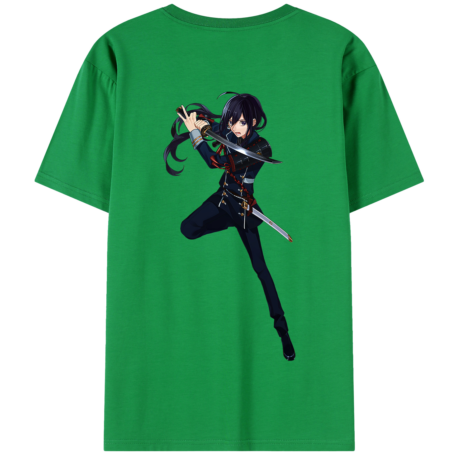 （画像用） 刀剣乱舞 Touken Ranbu 綿100％半袖Tシャツ（背面プリント）