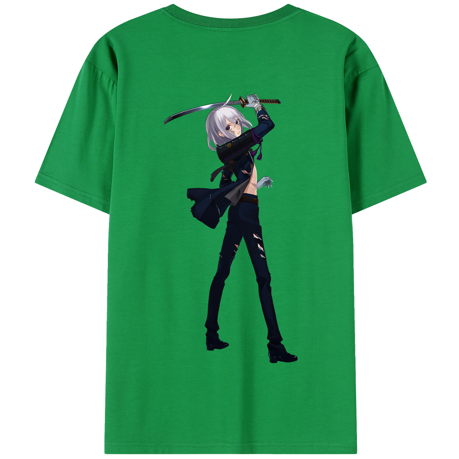 （画像用） 刀剣乱舞 Touken Ranbu 綿100％半袖Tシャツ（背面プリント）