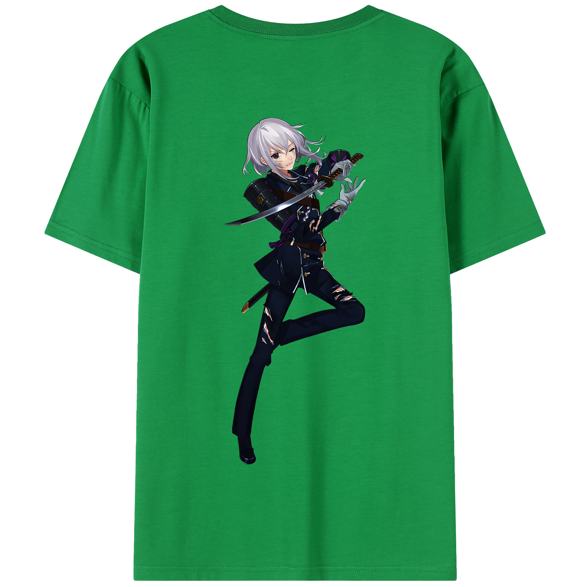 （画像用） 刀剣乱舞 Touken Ranbu 綿100％半袖Tシャツ（背面プリント）