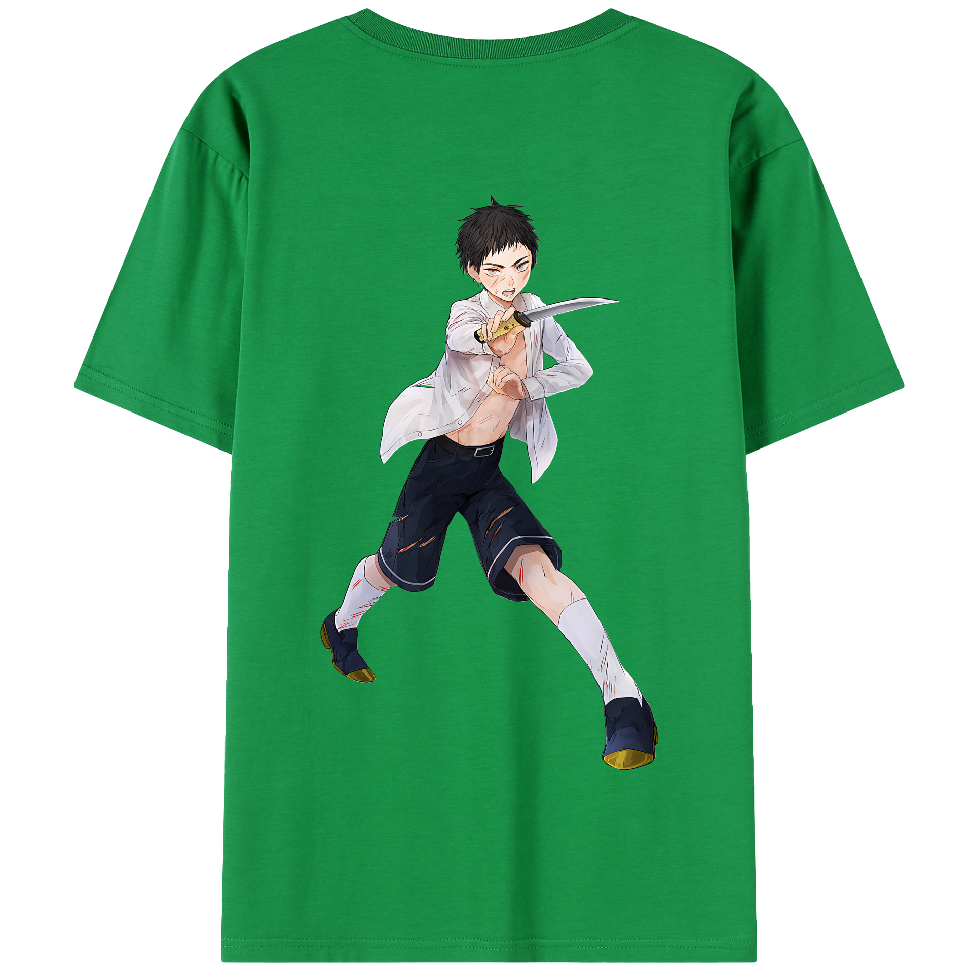（画像用） 刀剣乱舞 Touken Ranbu 綿100％半袖Tシャツ（背面プリント）