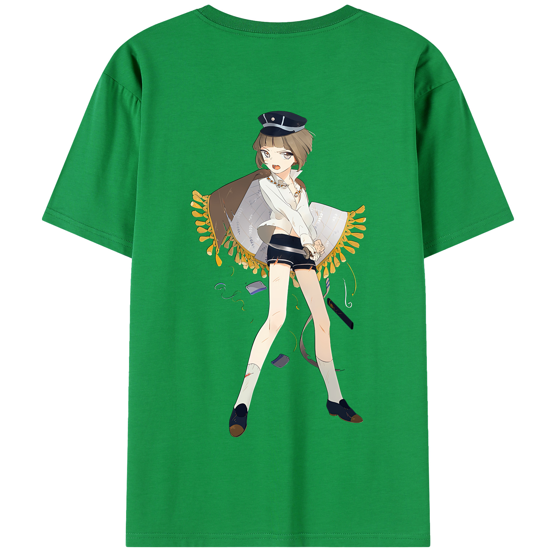 （画像用） 刀剣乱舞 Touken Ranbu 綿100％半袖Tシャツ（背面プリント）