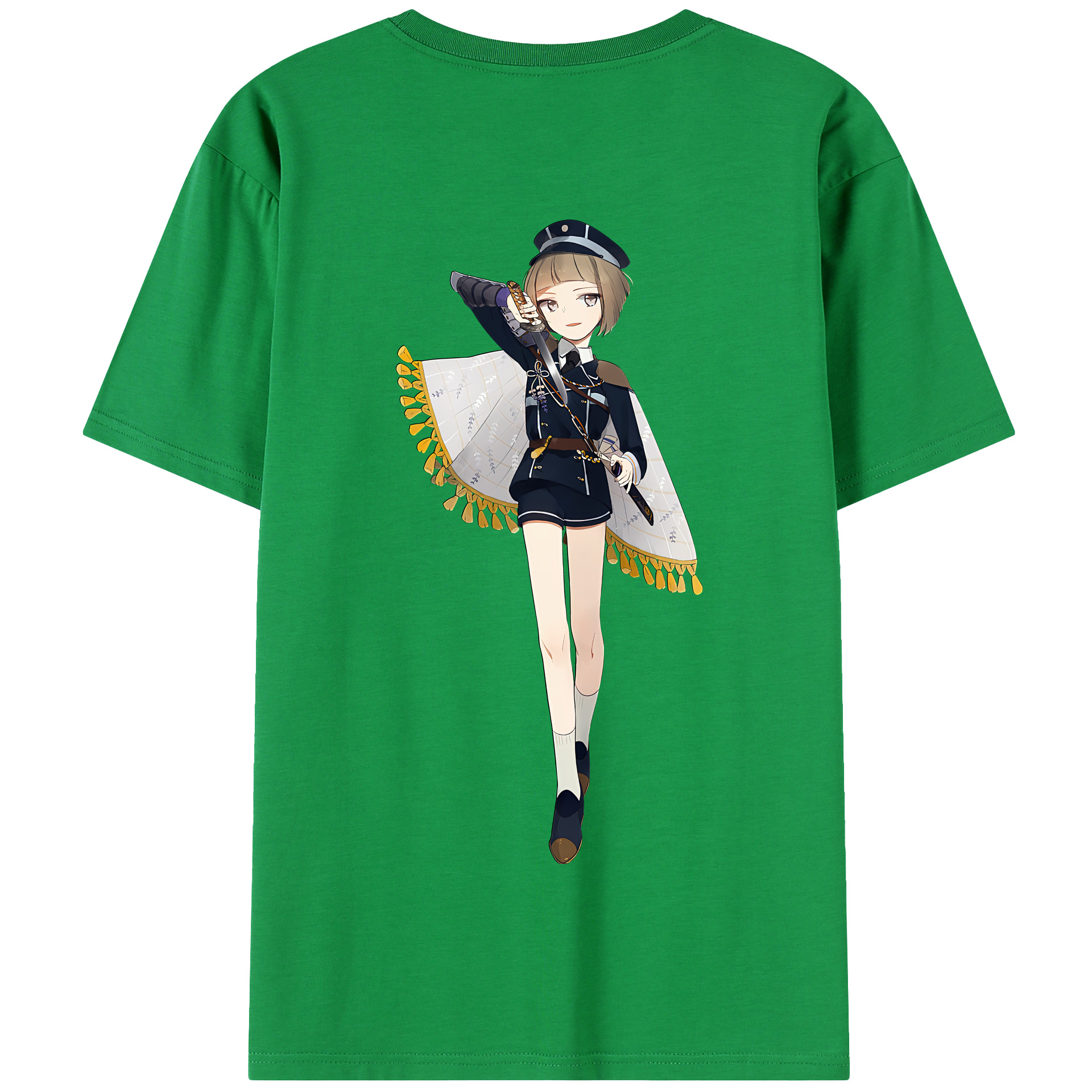 （画像用） 刀剣乱舞 Touken Ranbu 綿100％半袖Tシャツ（背面プリント）