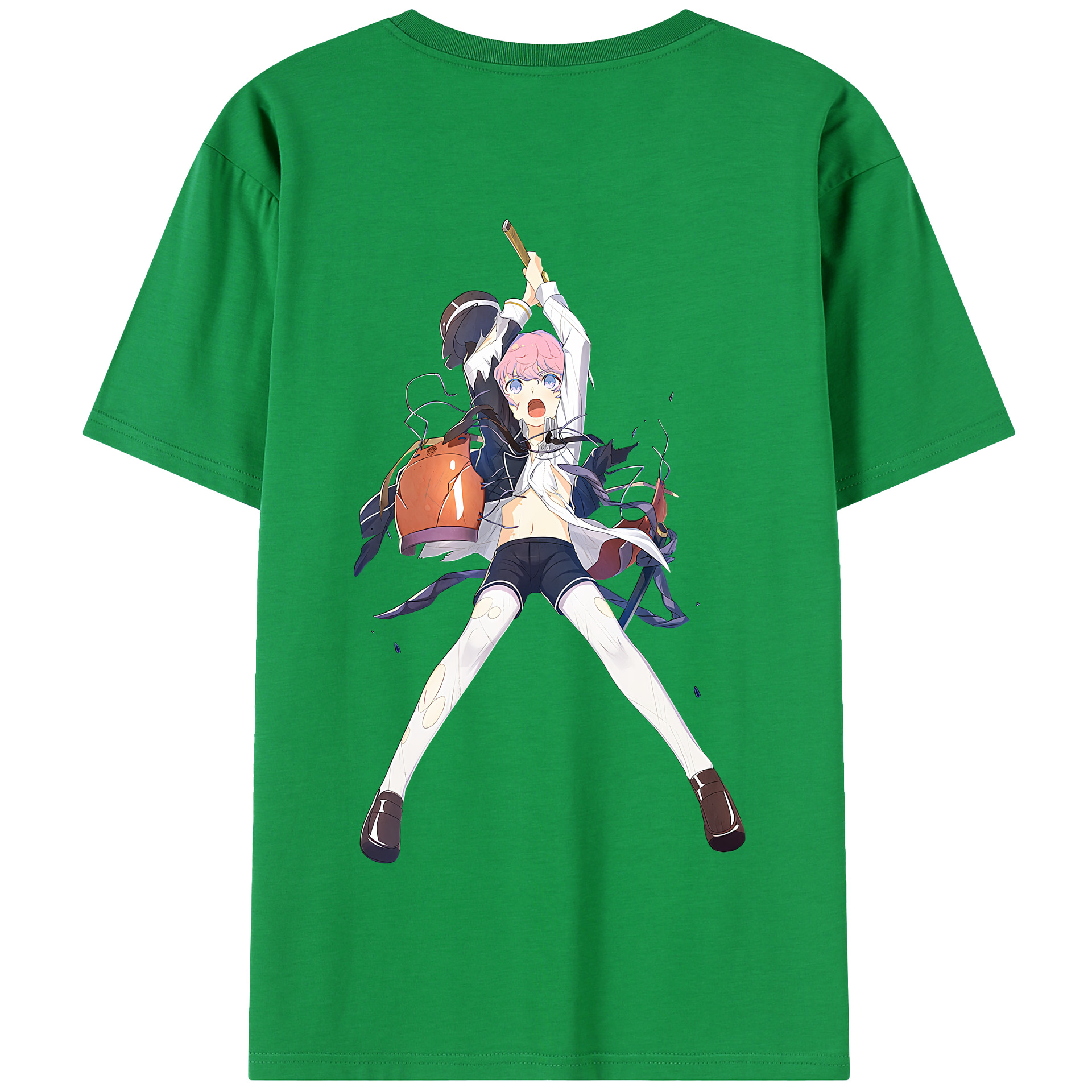 （画像用） 刀剣乱舞 Touken Ranbu 綿100％半袖Tシャツ（背面プリント）