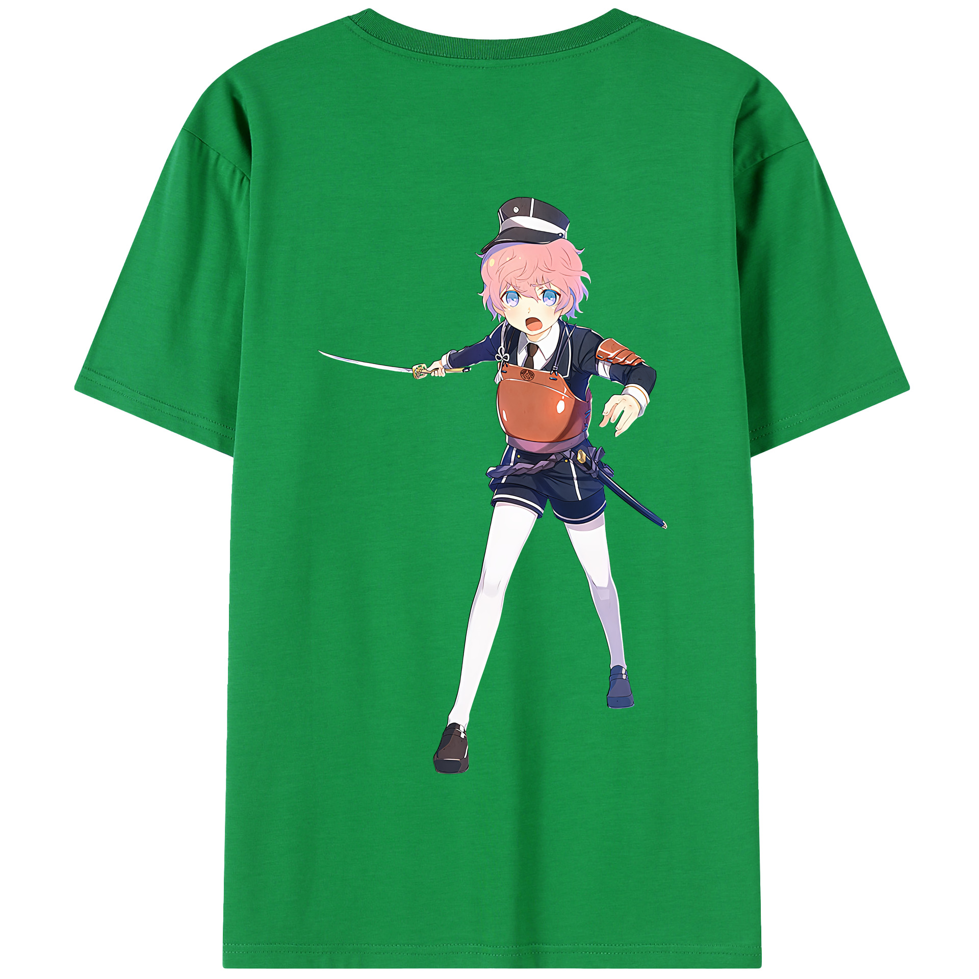 （画像用） 刀剣乱舞 Touken Ranbu 綿100％半袖Tシャツ（背面プリント）