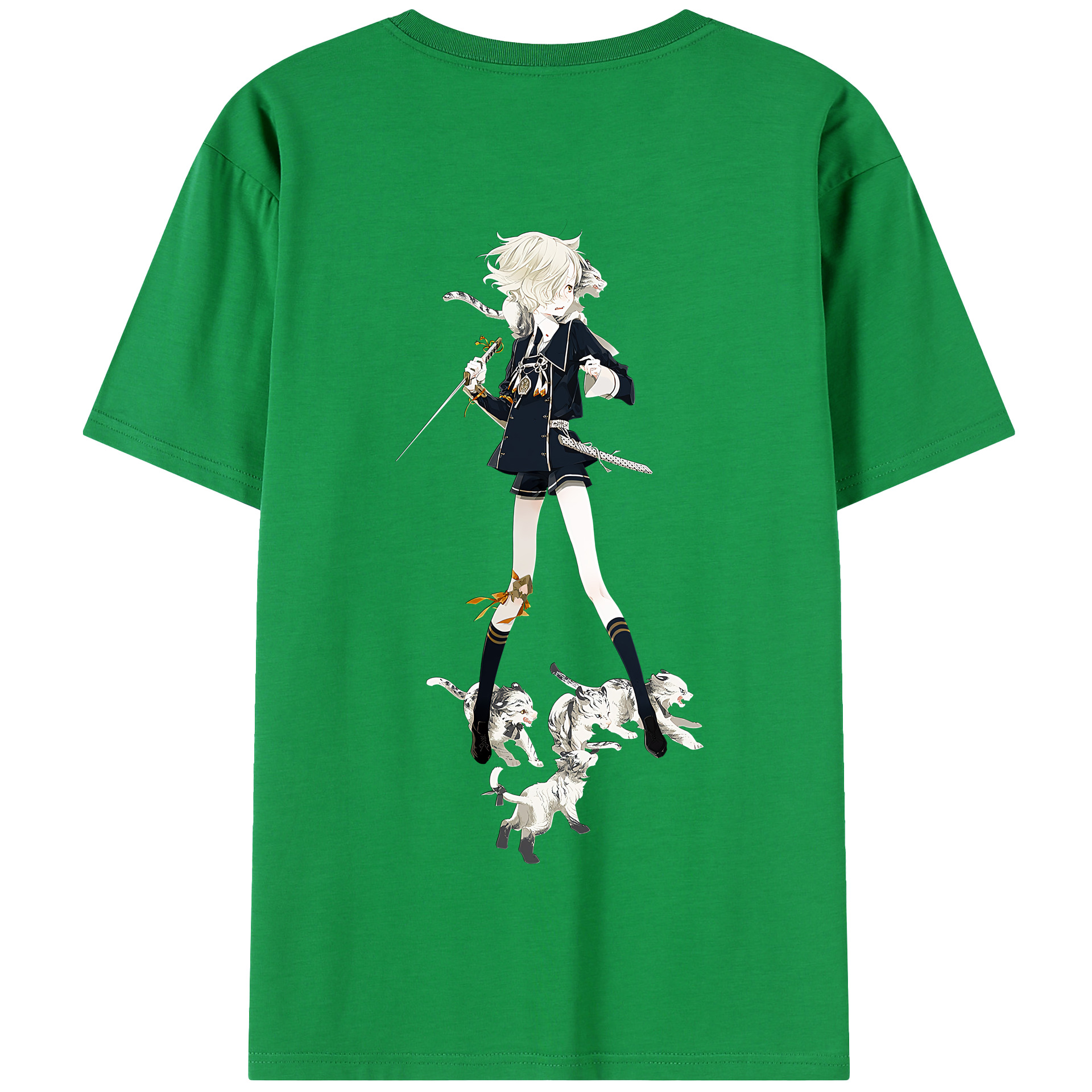（画像用） 刀剣乱舞 Touken Ranbu 綿100％半袖Tシャツ（背面プリント）