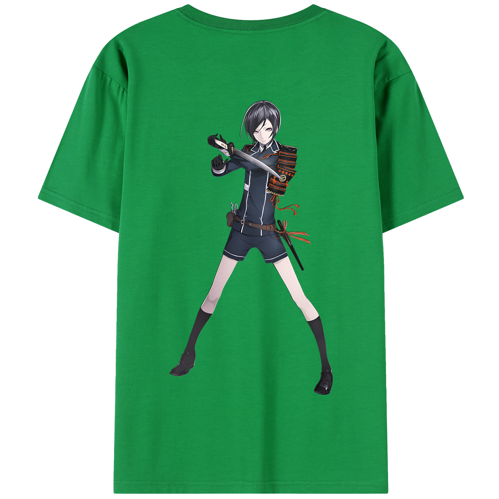 （画像用） 刀剣乱舞 Touken Ranbu 綿100％半袖Tシャツ（背面プリント）
