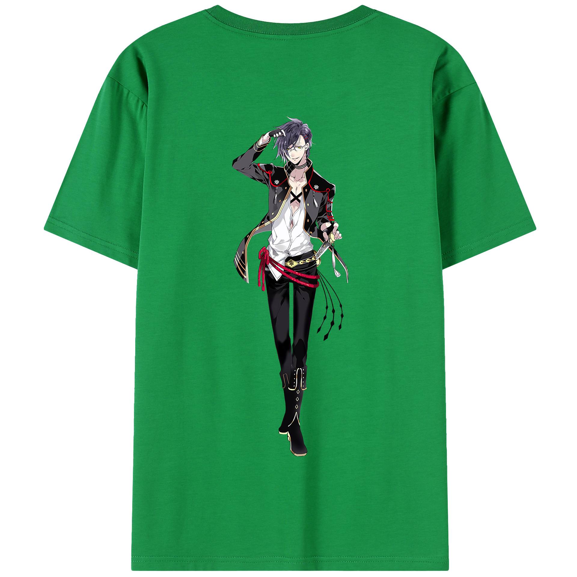 （画像用） 刀剣乱舞 Touken Ranbu 綿100％半袖Tシャツ（背面プリント）