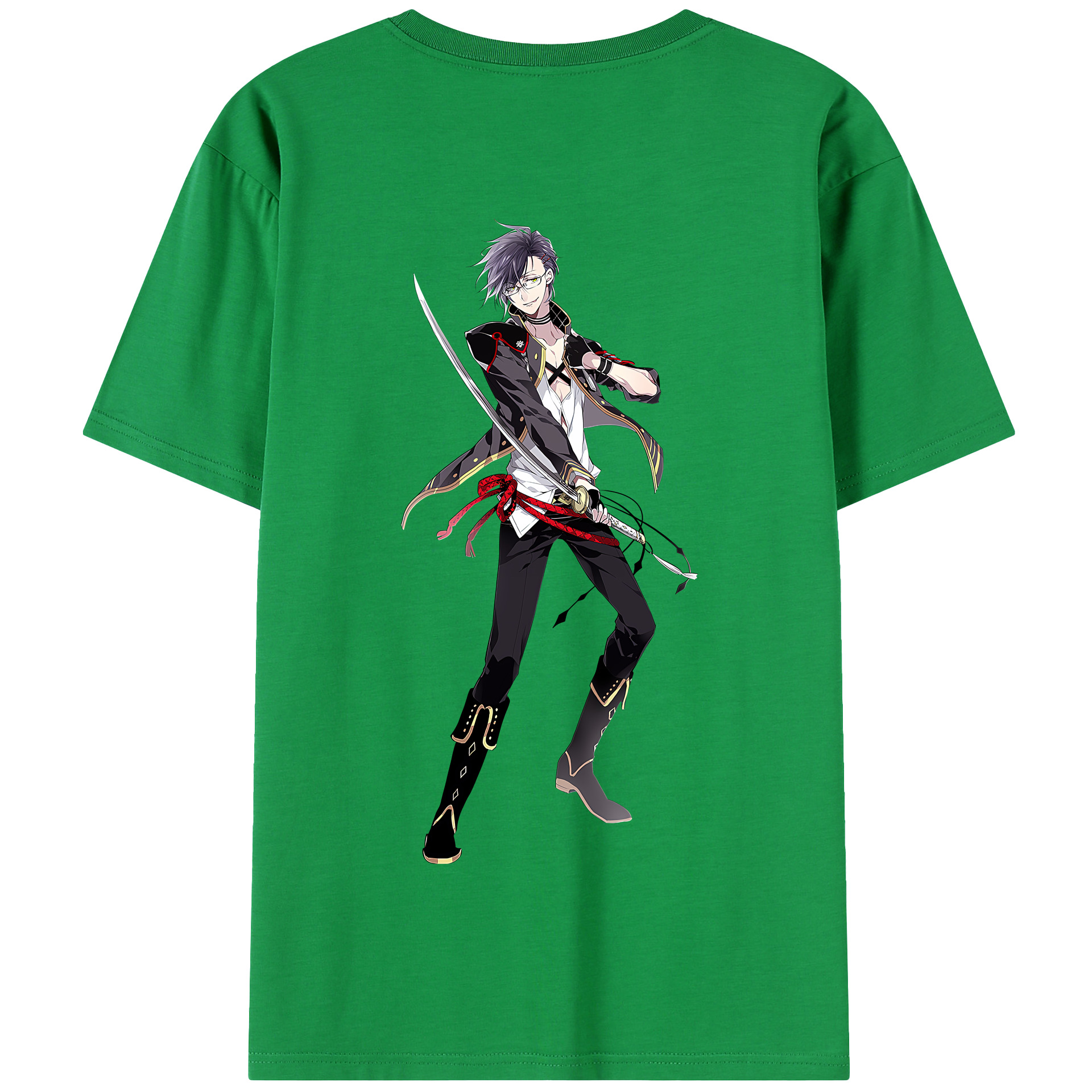 （画像用） 刀剣乱舞 Touken Ranbu 綿100％半袖Tシャツ（背面プリント）