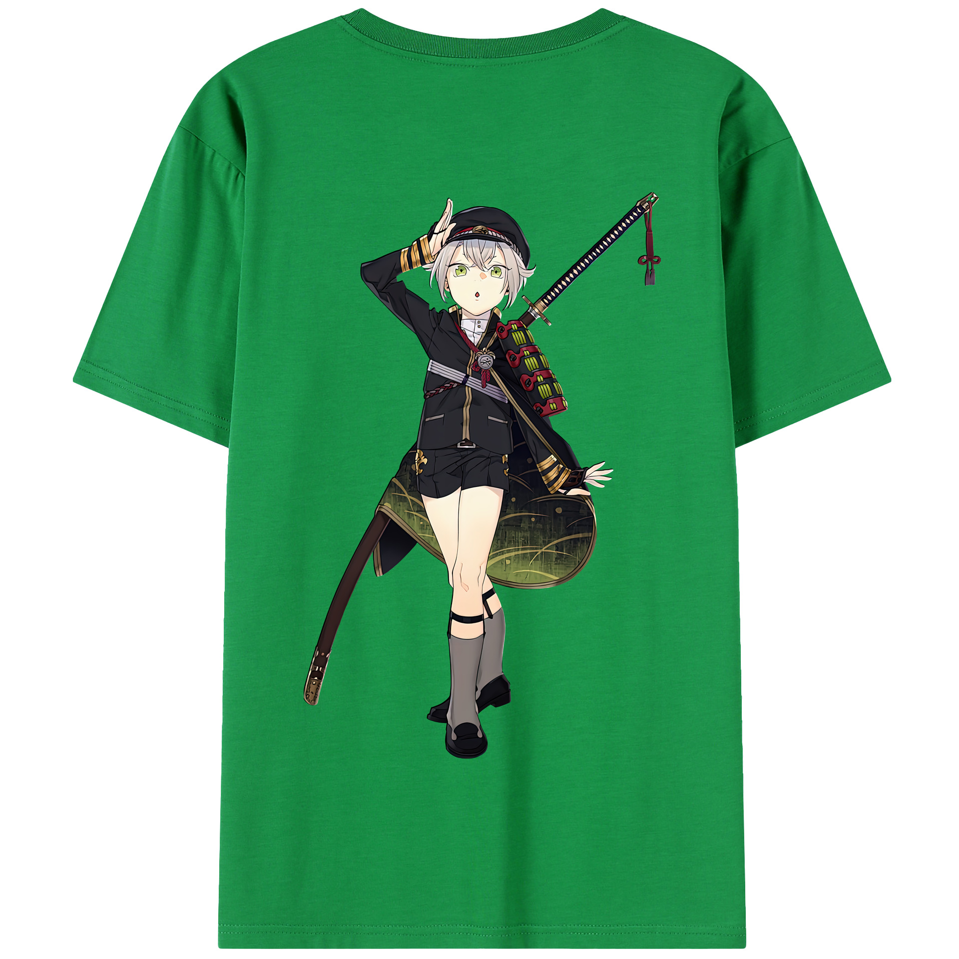 （画像用） 刀剣乱舞 Touken Ranbu 綿100％半袖Tシャツ（背面プリント）