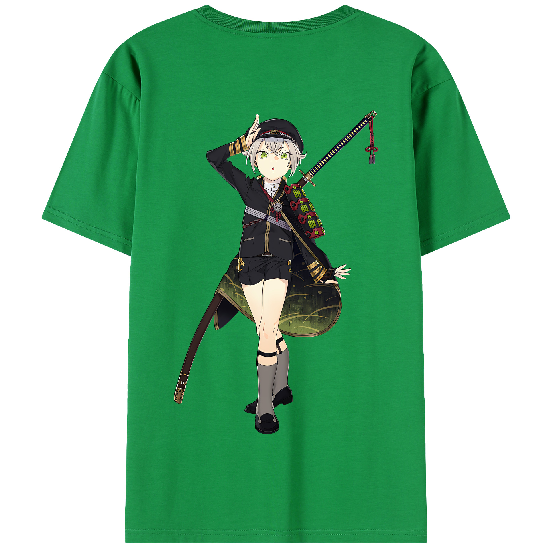 （画像用） 刀剣乱舞 Touken Ranbu 綿100％半袖Tシャツ（背面プリント）
