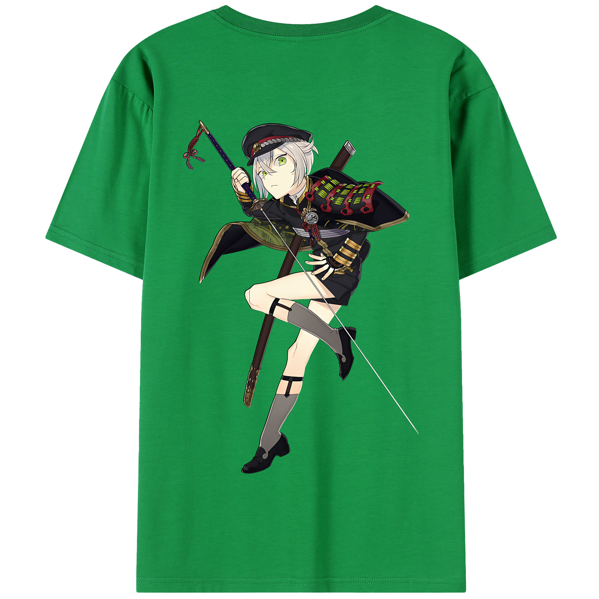 （画像用） 刀剣乱舞 Touken Ranbu 綿100％半袖Tシャツ（背面プリント）