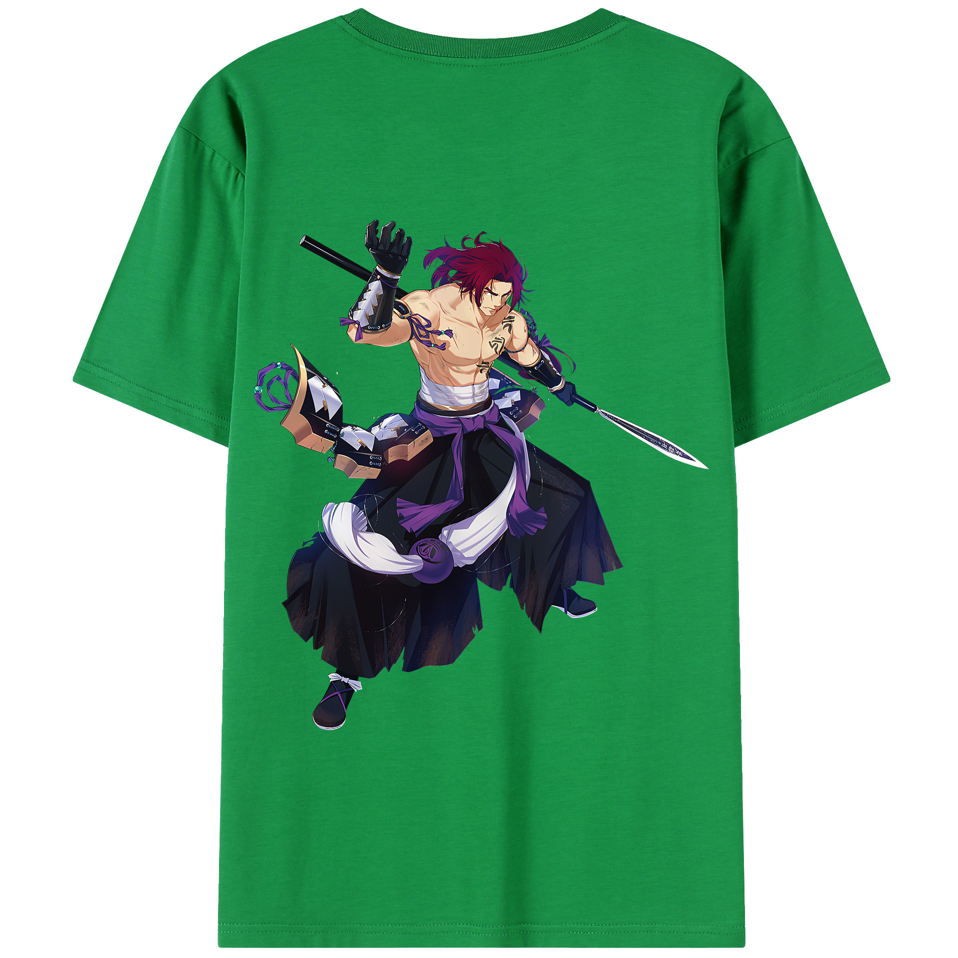 （画像用） 刀剣乱舞 Touken Ranbu 綿100％半袖Tシャツ（背面プリント）