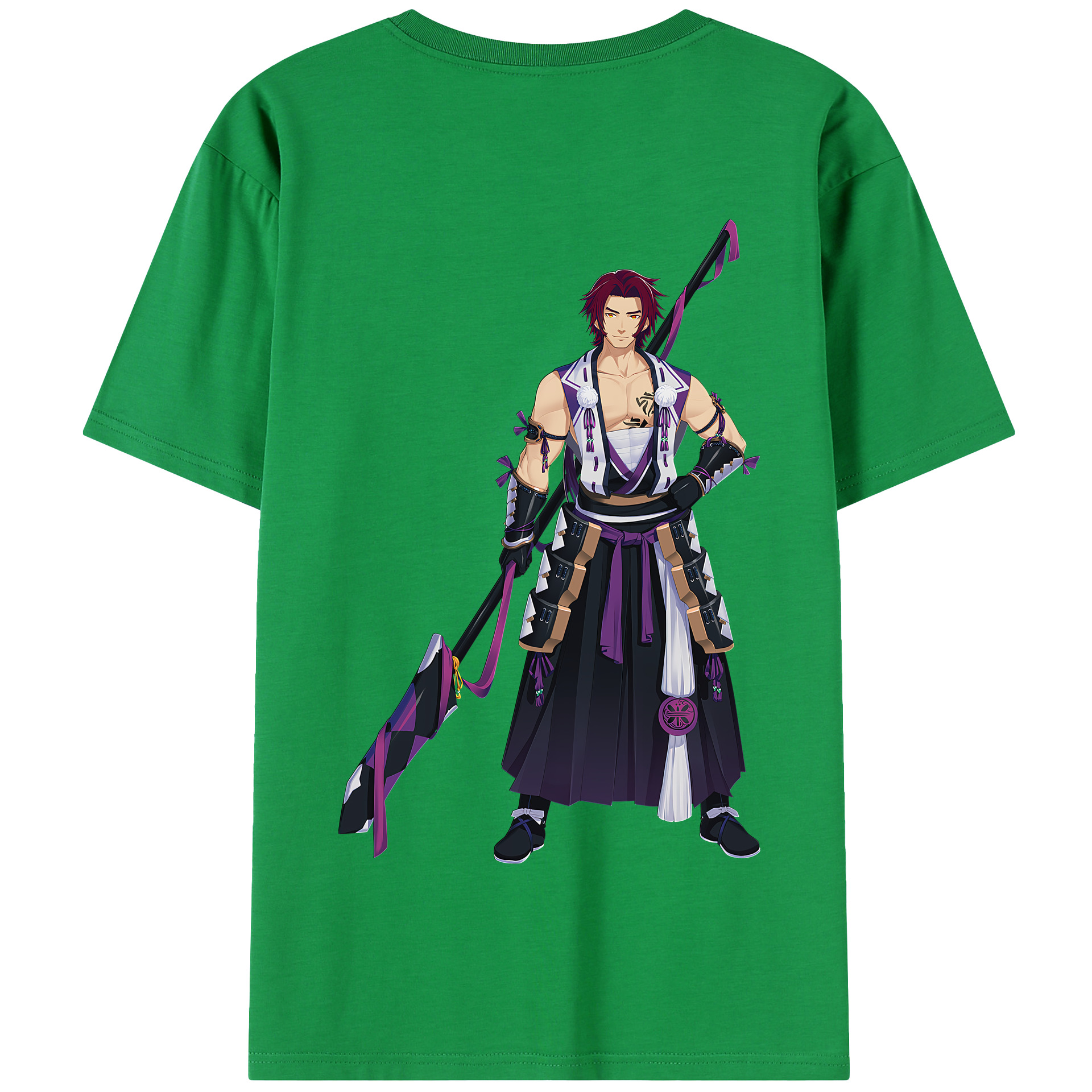 （画像用） 刀剣乱舞 Touken Ranbu 綿100％半袖Tシャツ（背面プリント）