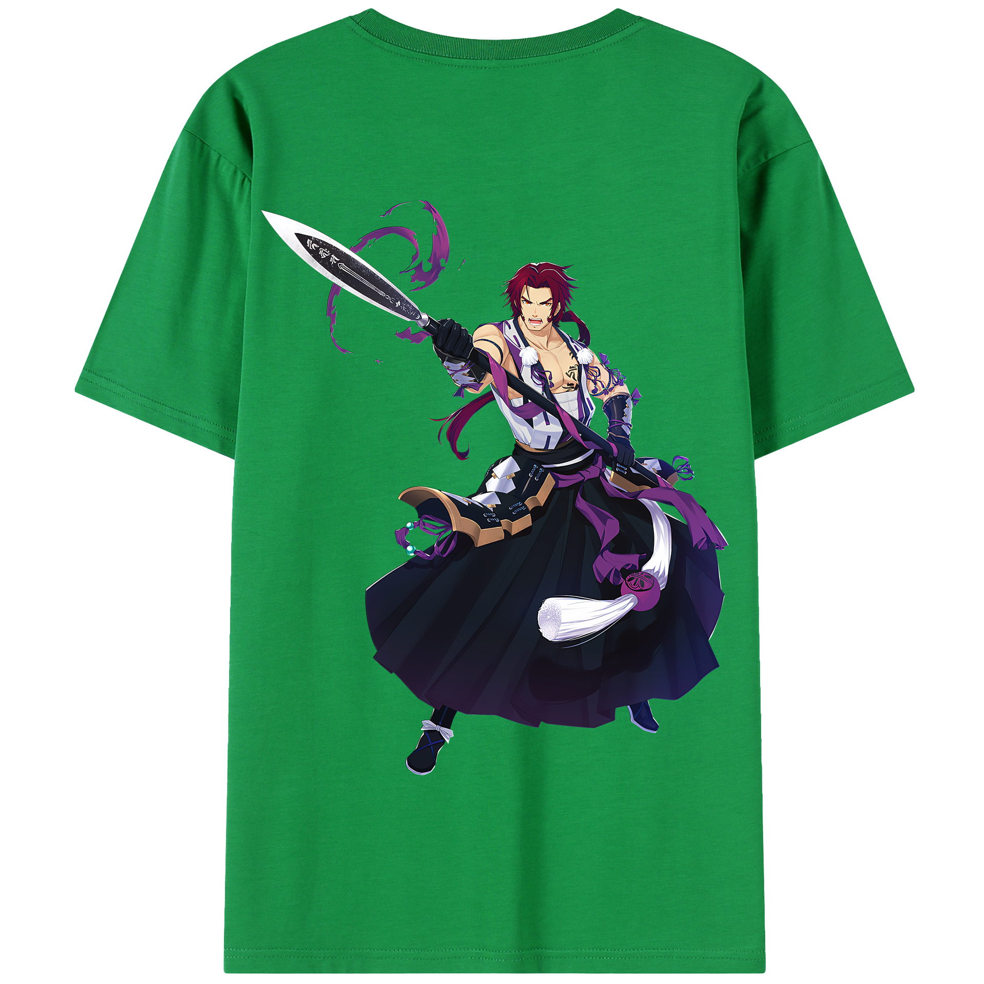 （画像用） 刀剣乱舞 Touken Ranbu 綿100％半袖Tシャツ（背面プリント）