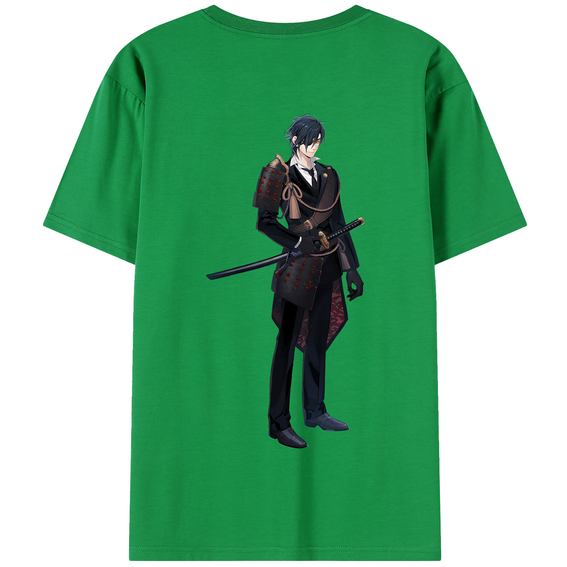 （画像用） 刀剣乱舞 Touken Ranbu 綿100％半袖Tシャツ（背面プリント）