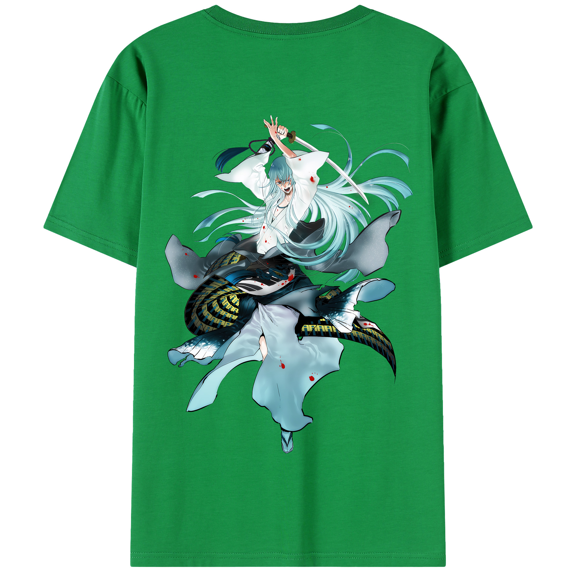 （画像用） 刀剣乱舞 Touken Ranbu 綿100％半袖Tシャツ（背面プリント）