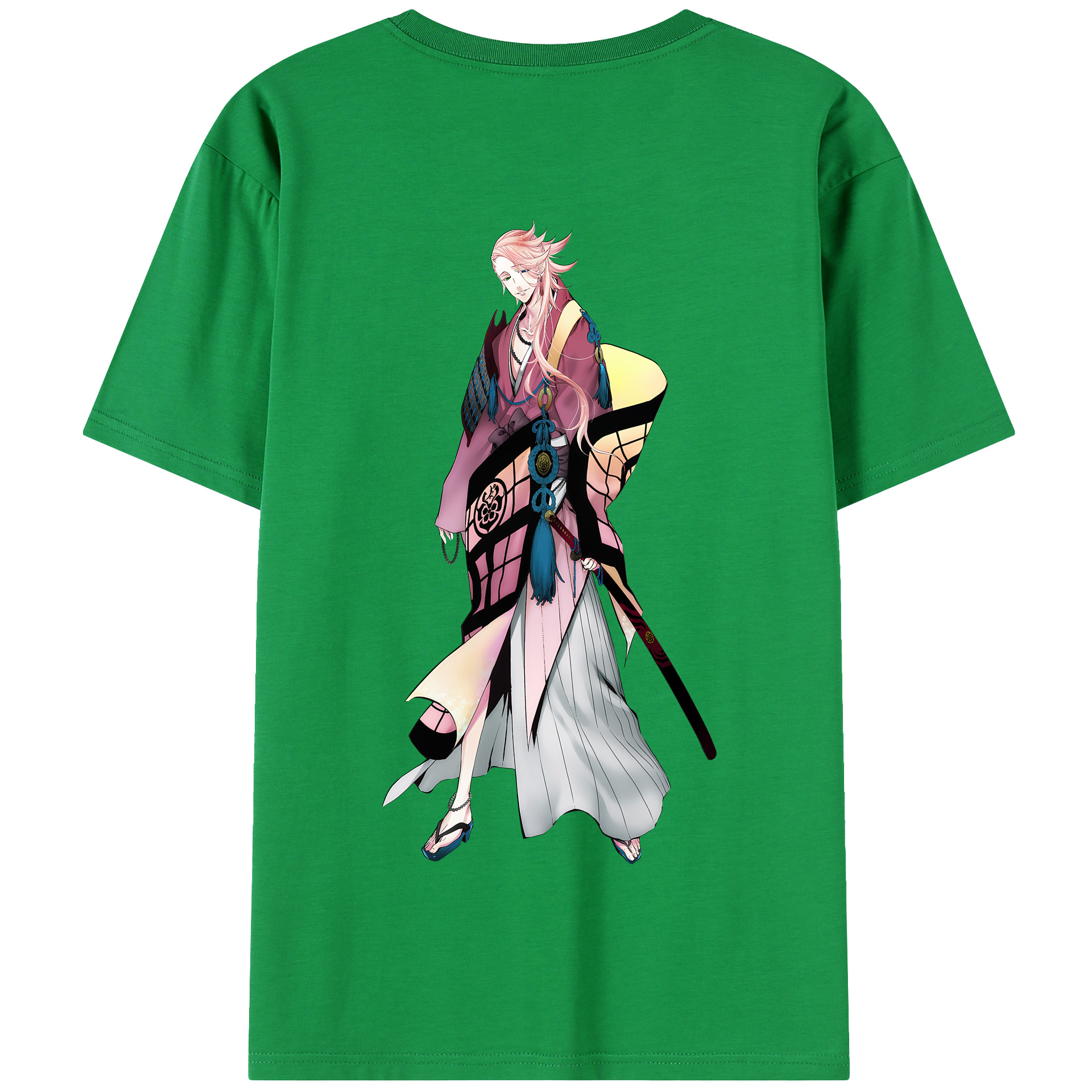 （画像用） 刀剣乱舞 Touken Ranbu 綿100％半袖Tシャツ（背面プリント）