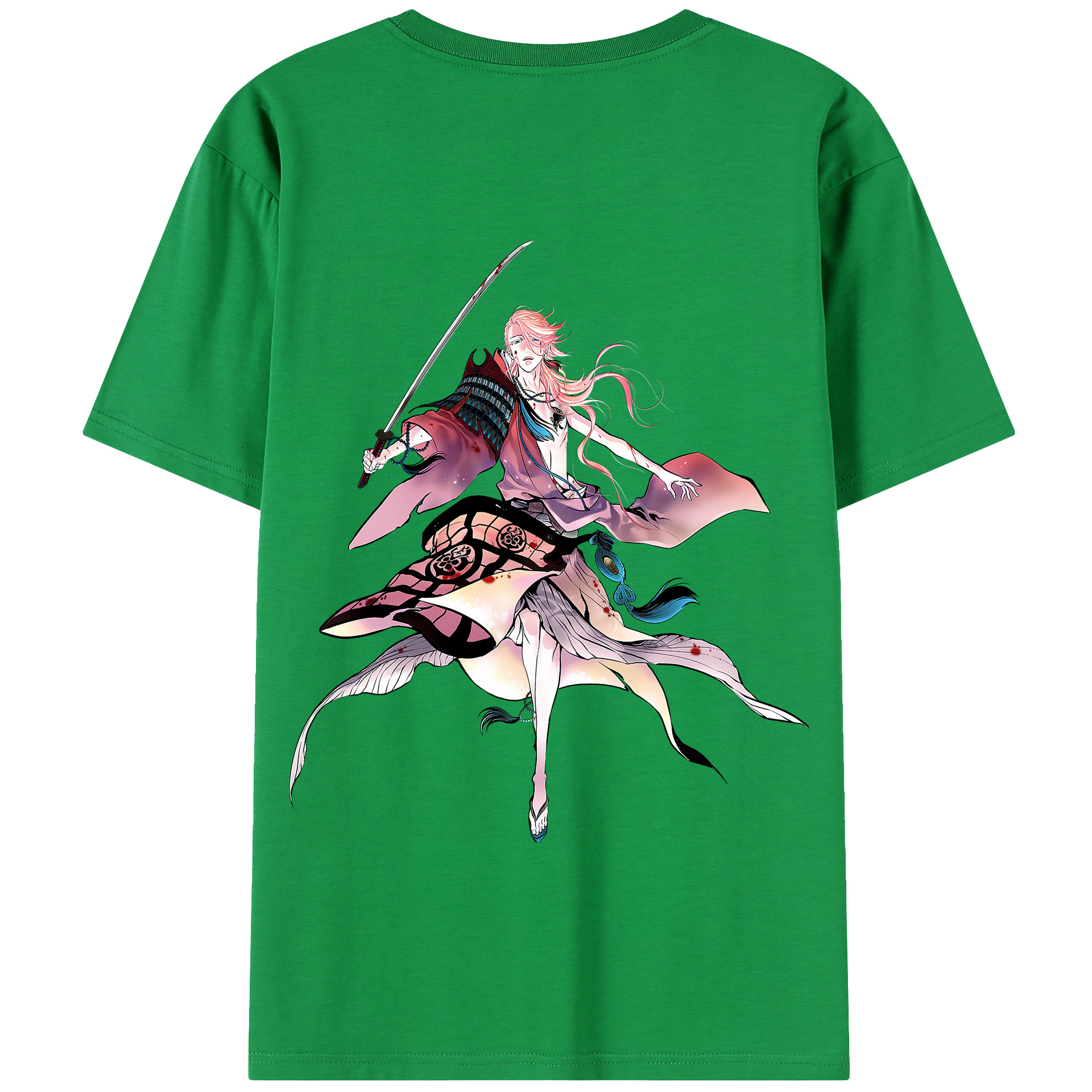 （画像用） 刀剣乱舞 Touken Ranbu 綿100％半袖Tシャツ（背面プリント）