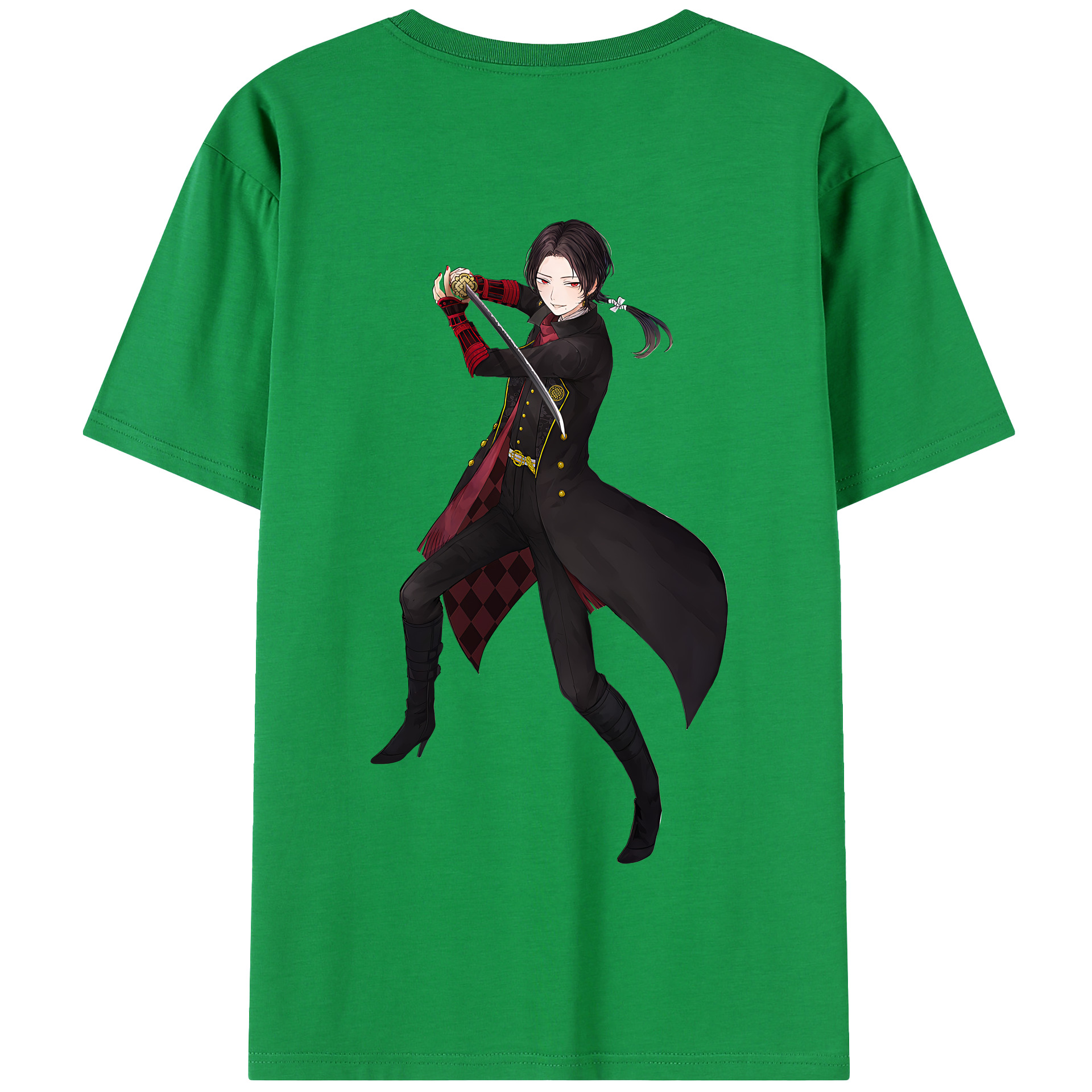 （画像用） 刀剣乱舞 Touken Ranbu 綿100％半袖Tシャツ（背面プリント）