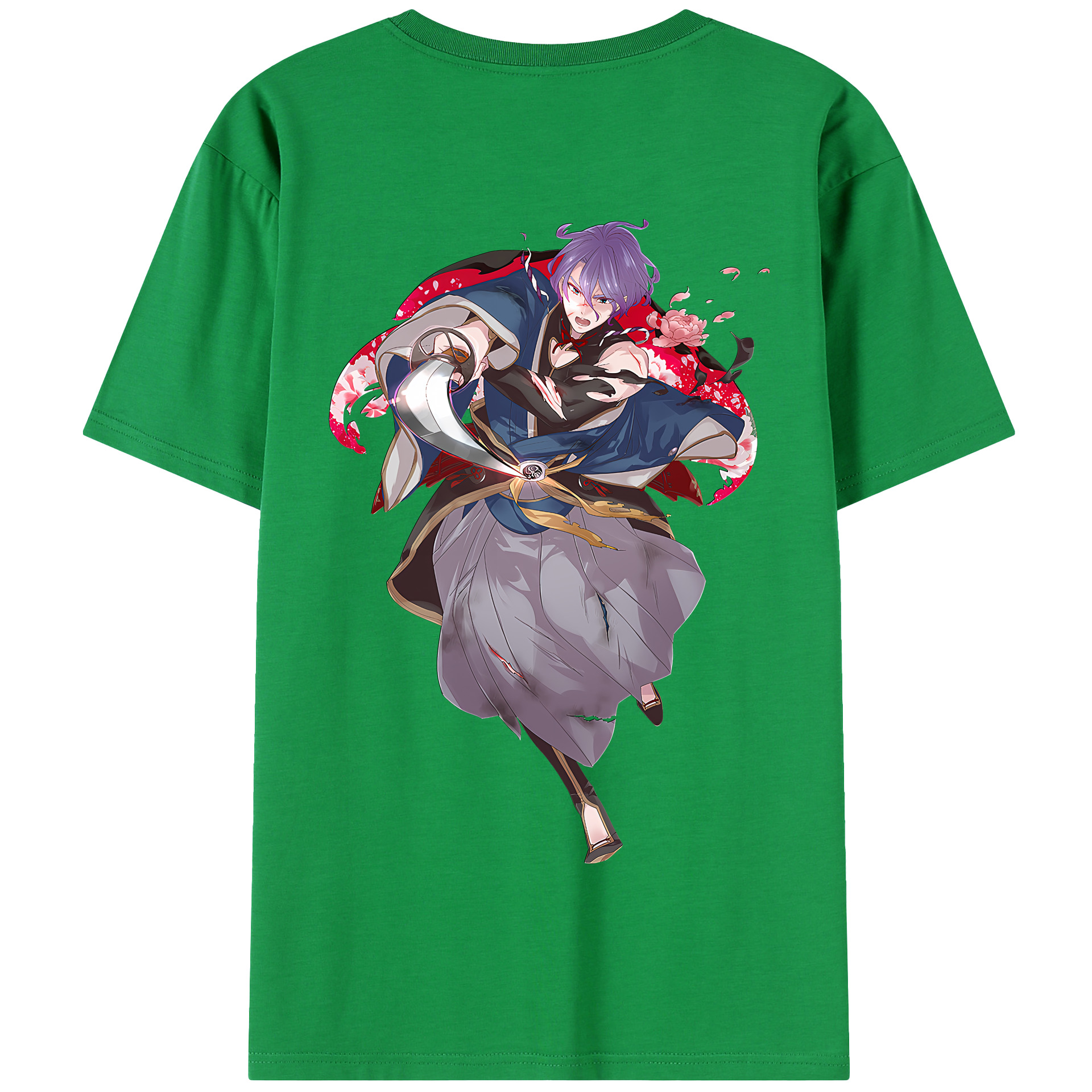 （画像用） 刀剣乱舞 Touken Ranbu 綿100％半袖Tシャツ（背面プリント）