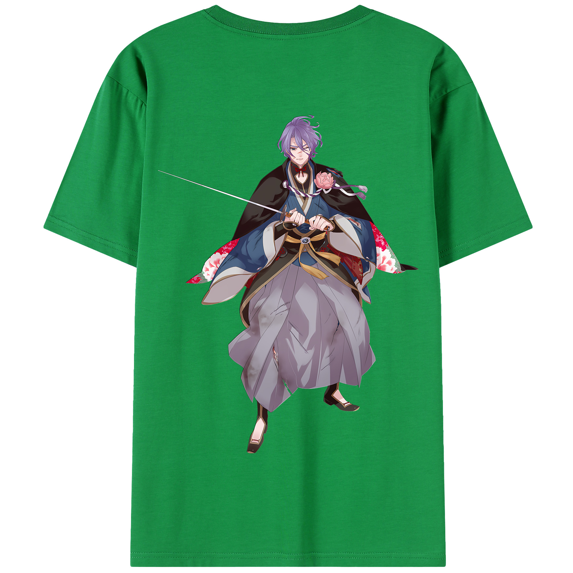 （画像用） 刀剣乱舞 Touken Ranbu 綿100％半袖Tシャツ（背面プリント）