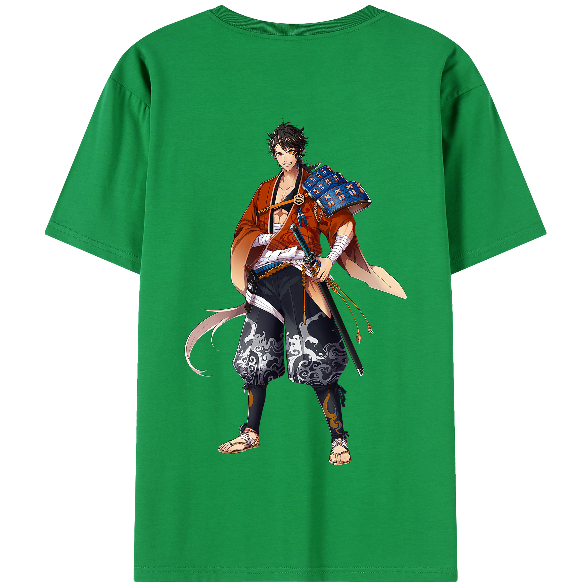 （画像用） 刀剣乱舞 Touken Ranbu 綿100％半袖Tシャツ（背面プリント）