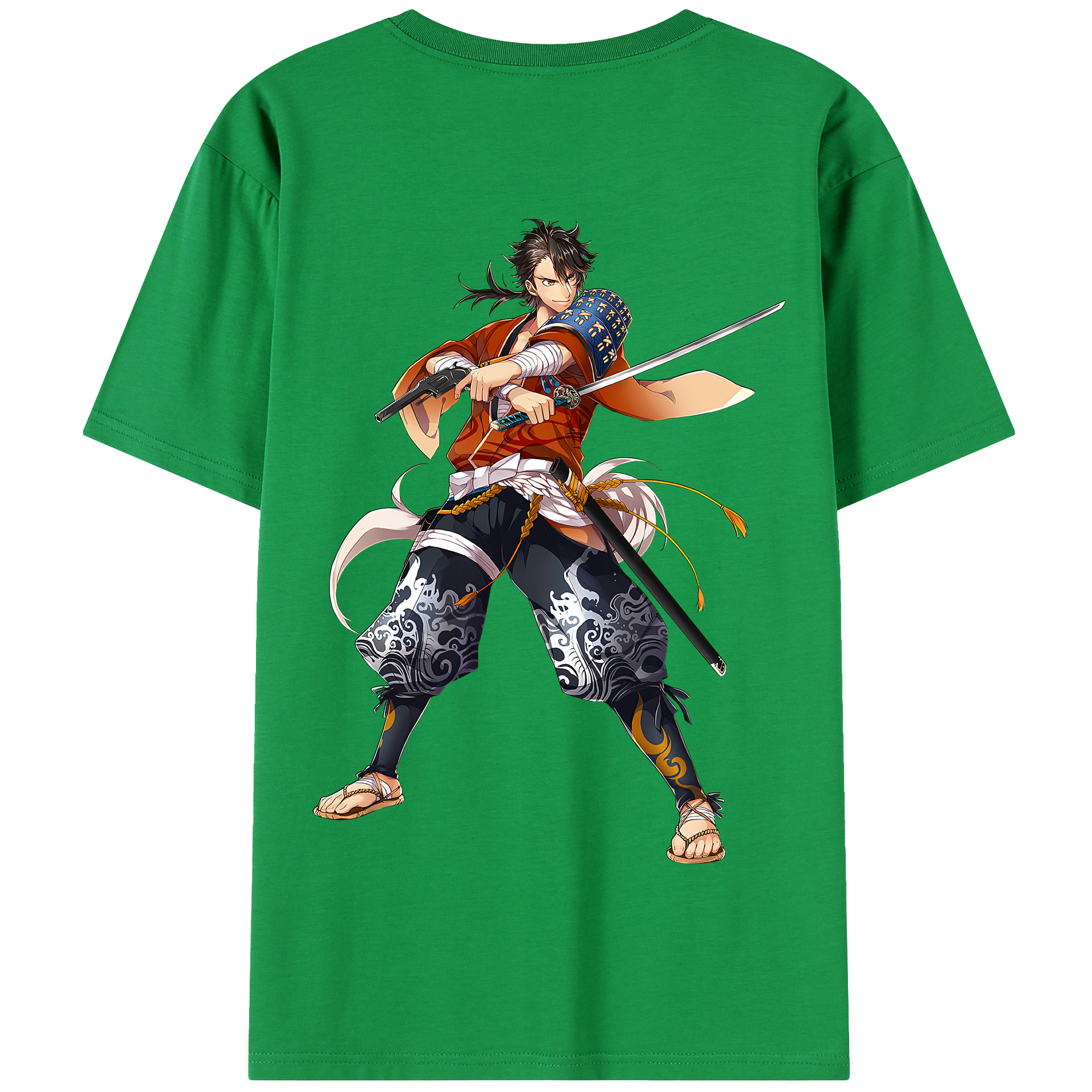 （画像用） 刀剣乱舞 Touken Ranbu 綿100％半袖Tシャツ（背面プリント）