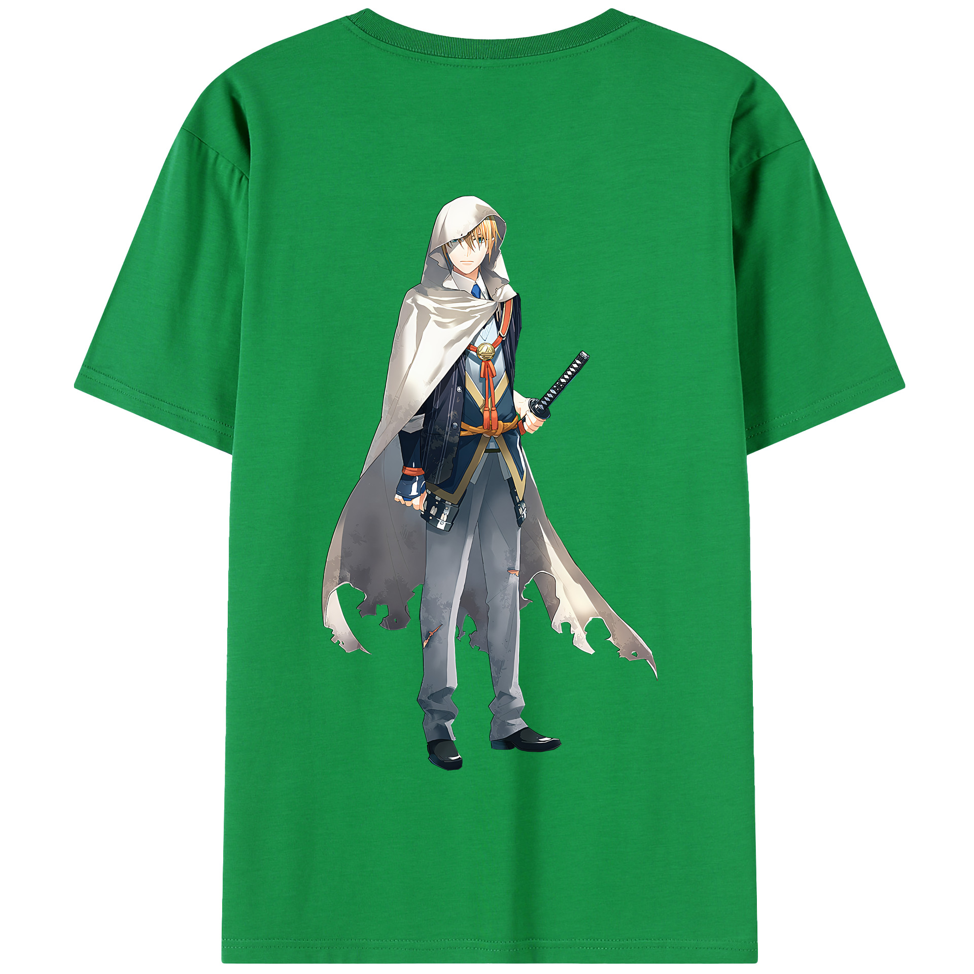 （画像用） 刀剣乱舞 Touken Ranbu 綿100％半袖Tシャツ（背面プリント）