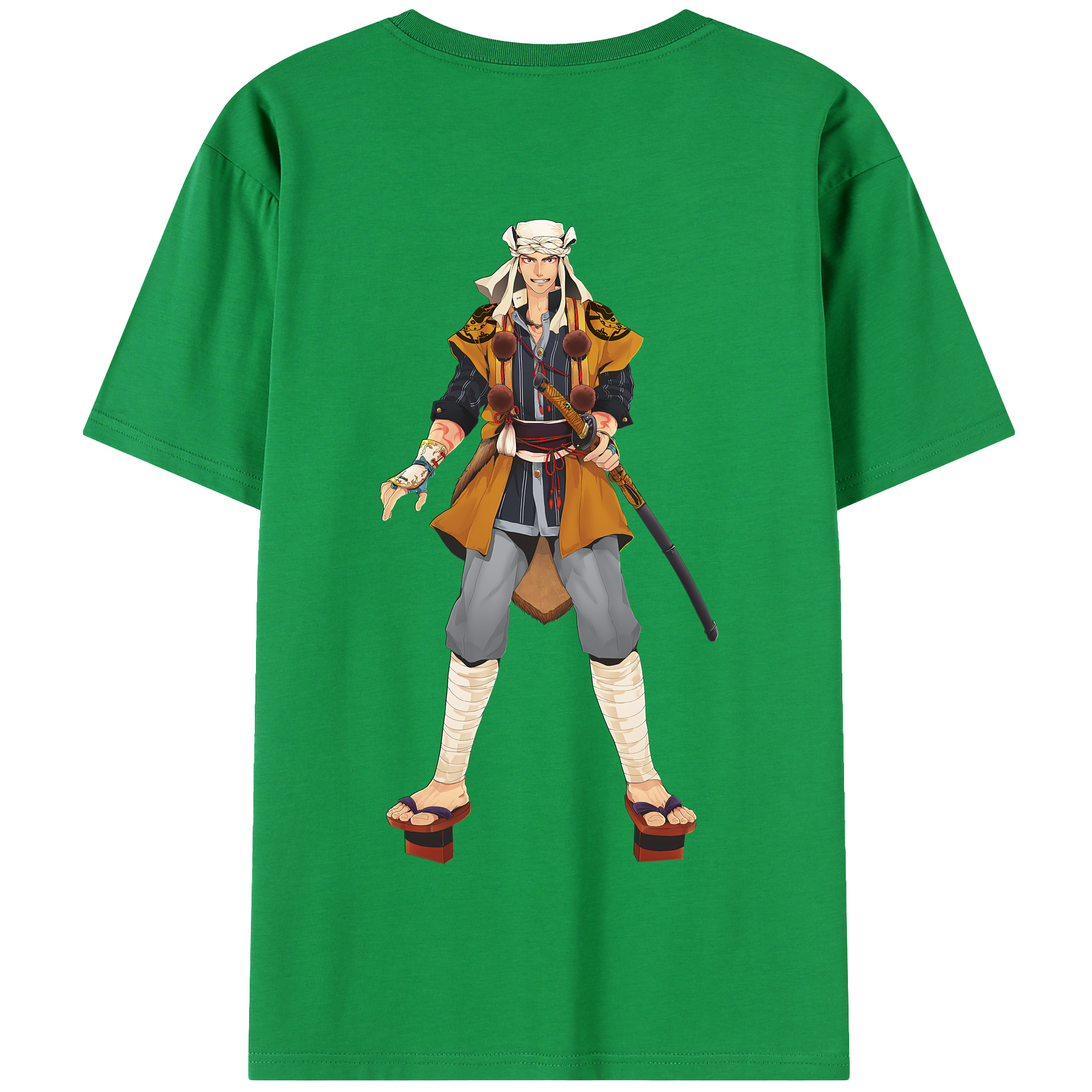 （画像用） 刀剣乱舞 Touken Ranbu 綿100％半袖Tシャツ（背面プリント）