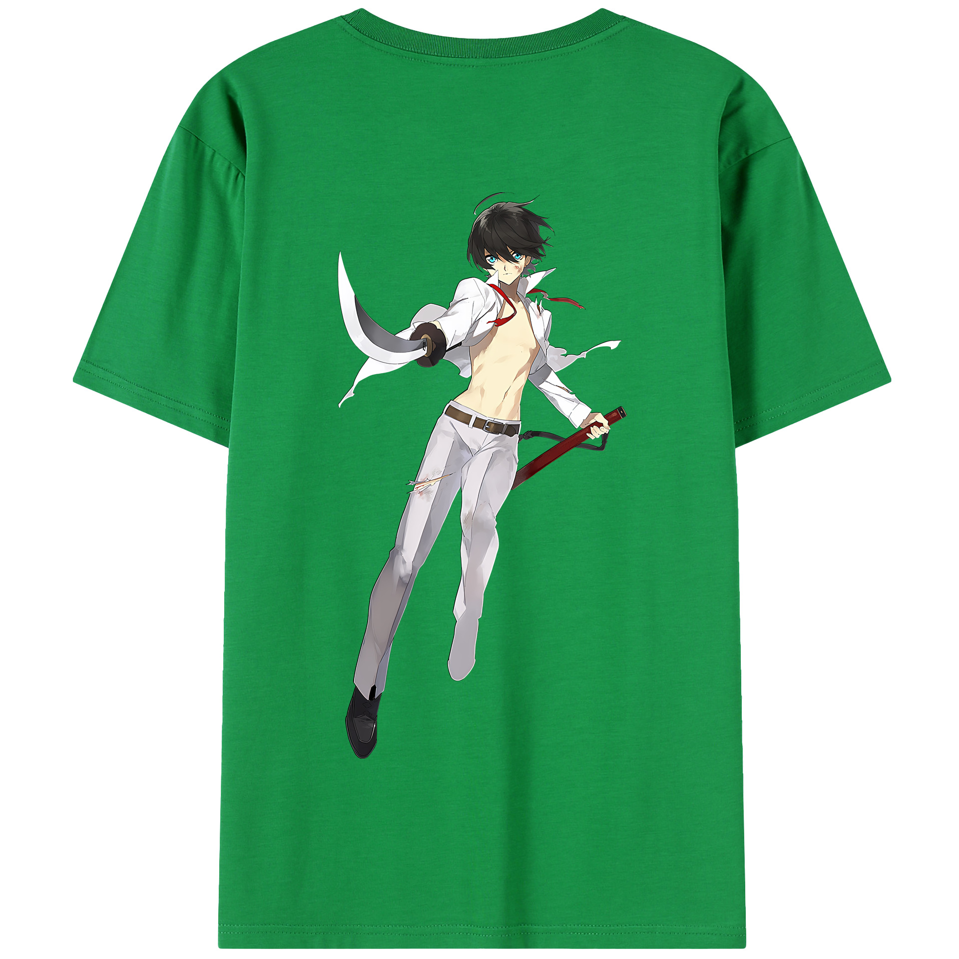 （画像用） 刀剣乱舞 Touken Ranbu 綿100％半袖Tシャツ（背面プリント）