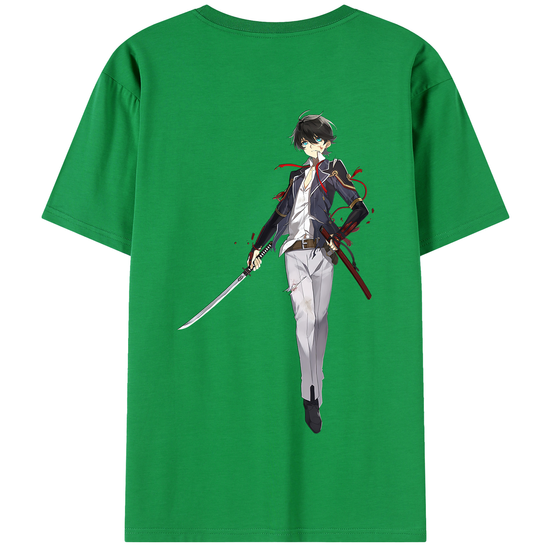 （画像用） 刀剣乱舞 Touken Ranbu 綿100％半袖Tシャツ（背面プリント）