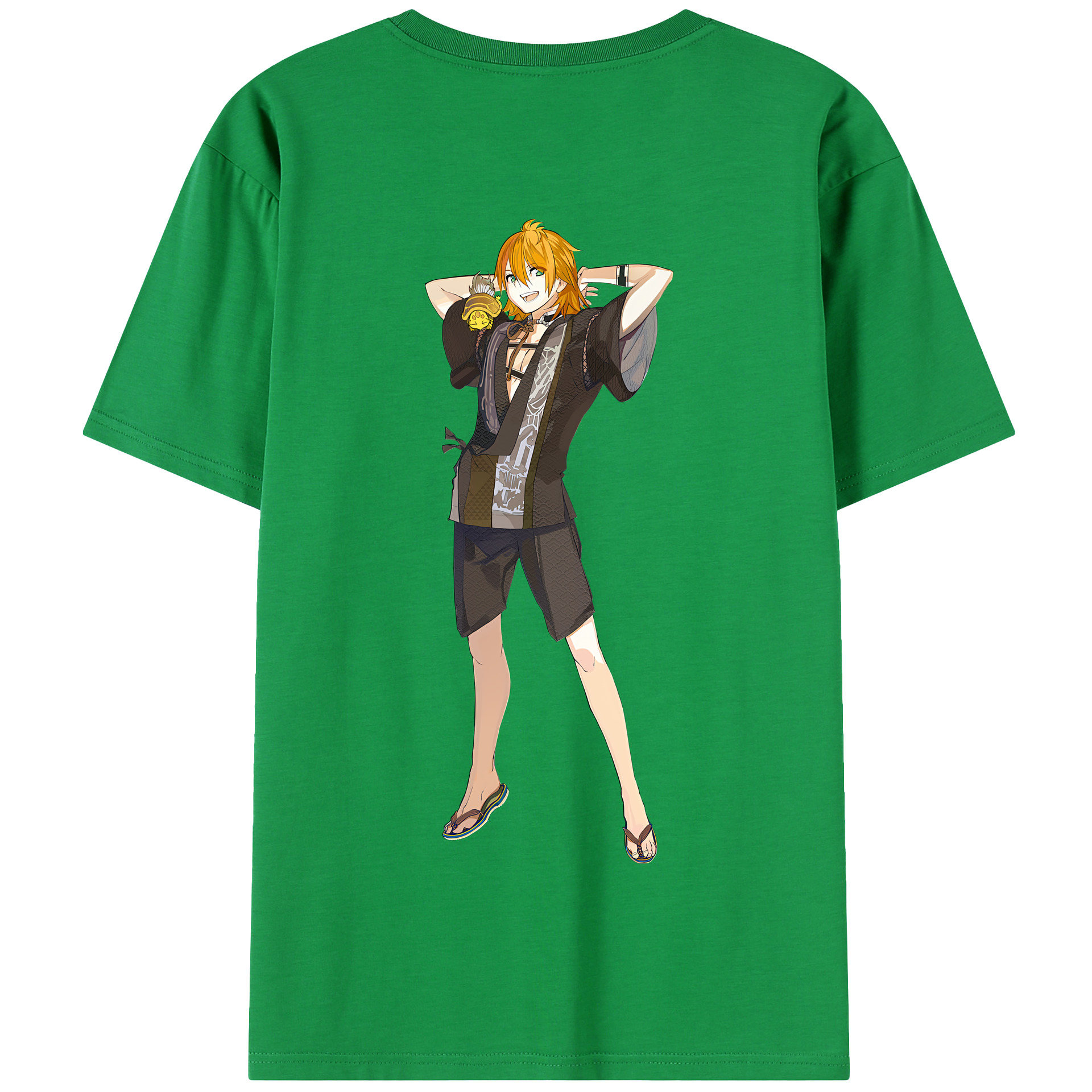 （画像用） 刀剣乱舞 Touken Ranbu 綿100％半袖Tシャツ（背面プリント）