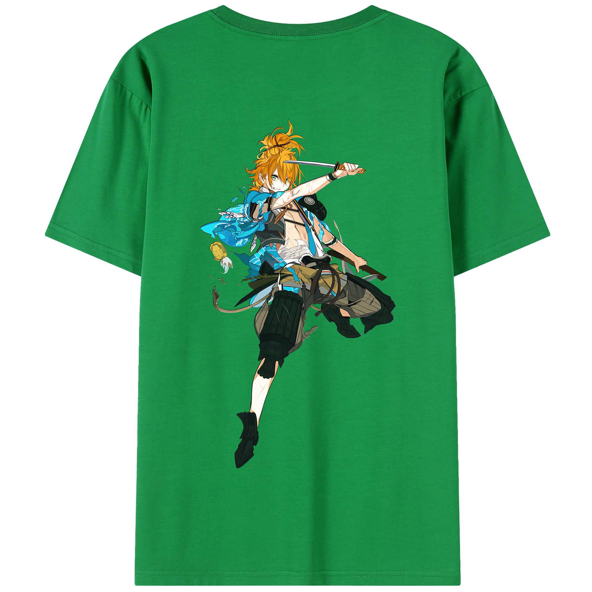 （画像用） 刀剣乱舞 Touken Ranbu 綿100％半袖Tシャツ（背面プリント）
