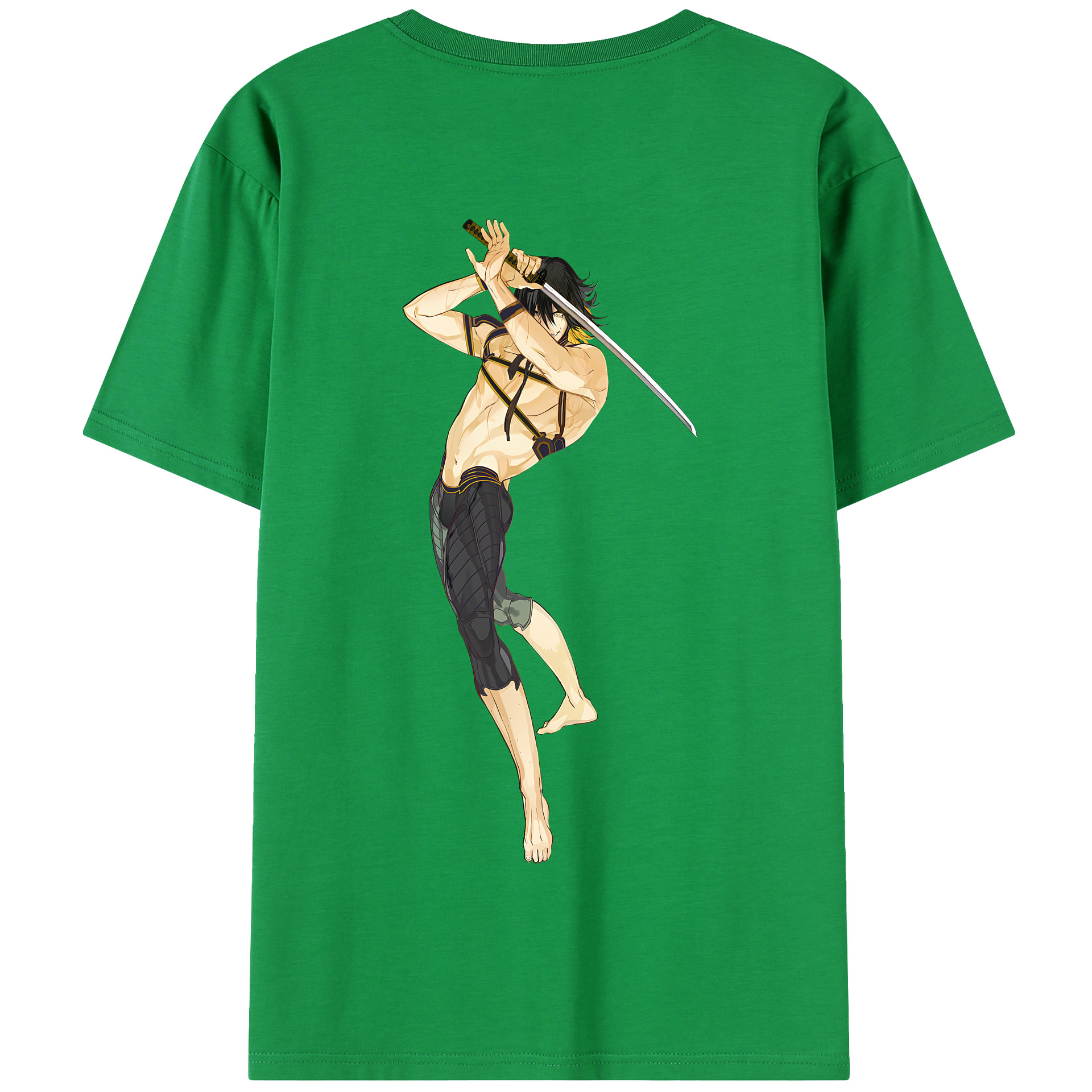 （画像用） 刀剣乱舞 Touken Ranbu 綿100％半袖Tシャツ（背面プリント）