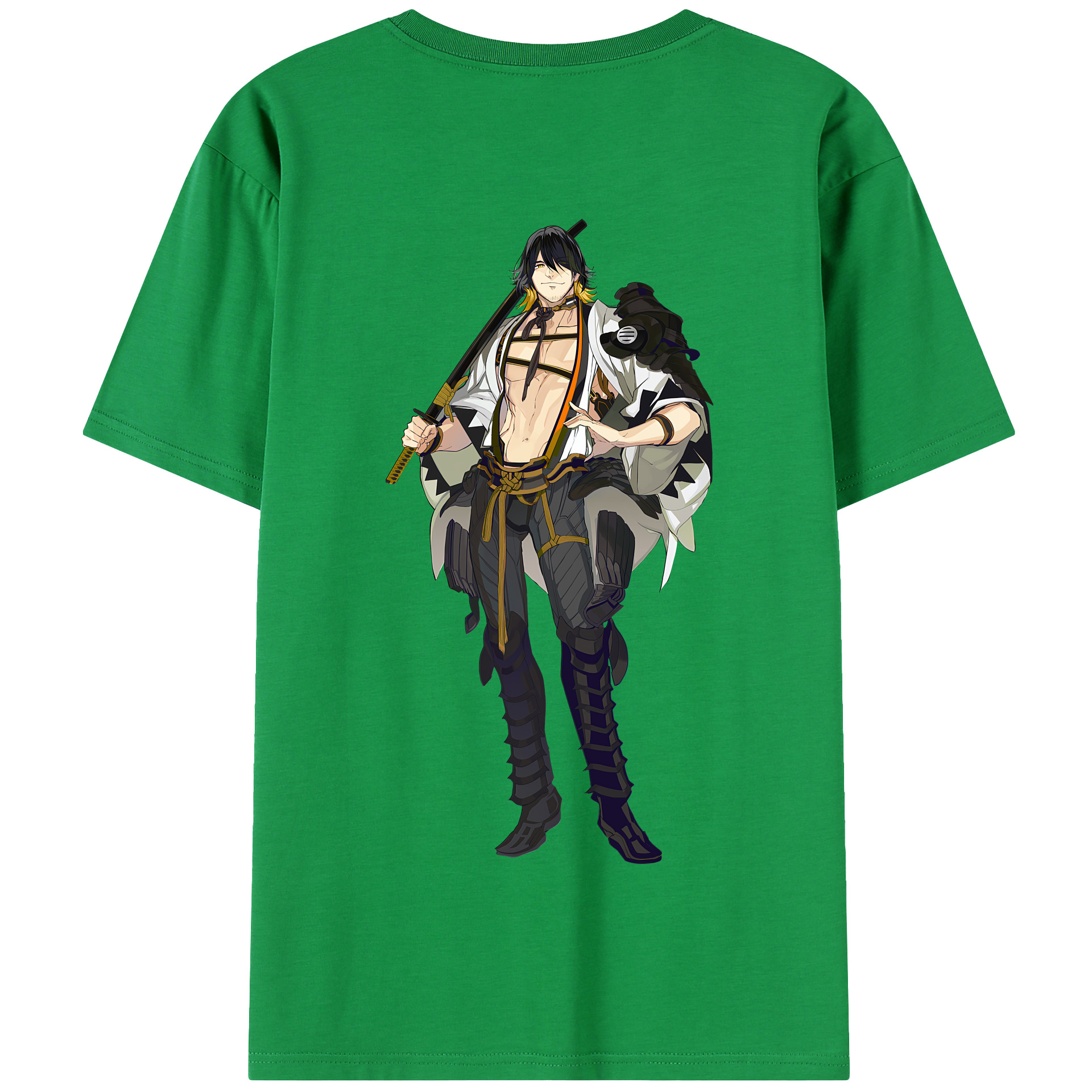 （画像用） 刀剣乱舞 Touken Ranbu 綿100％半袖Tシャツ（背面プリント）