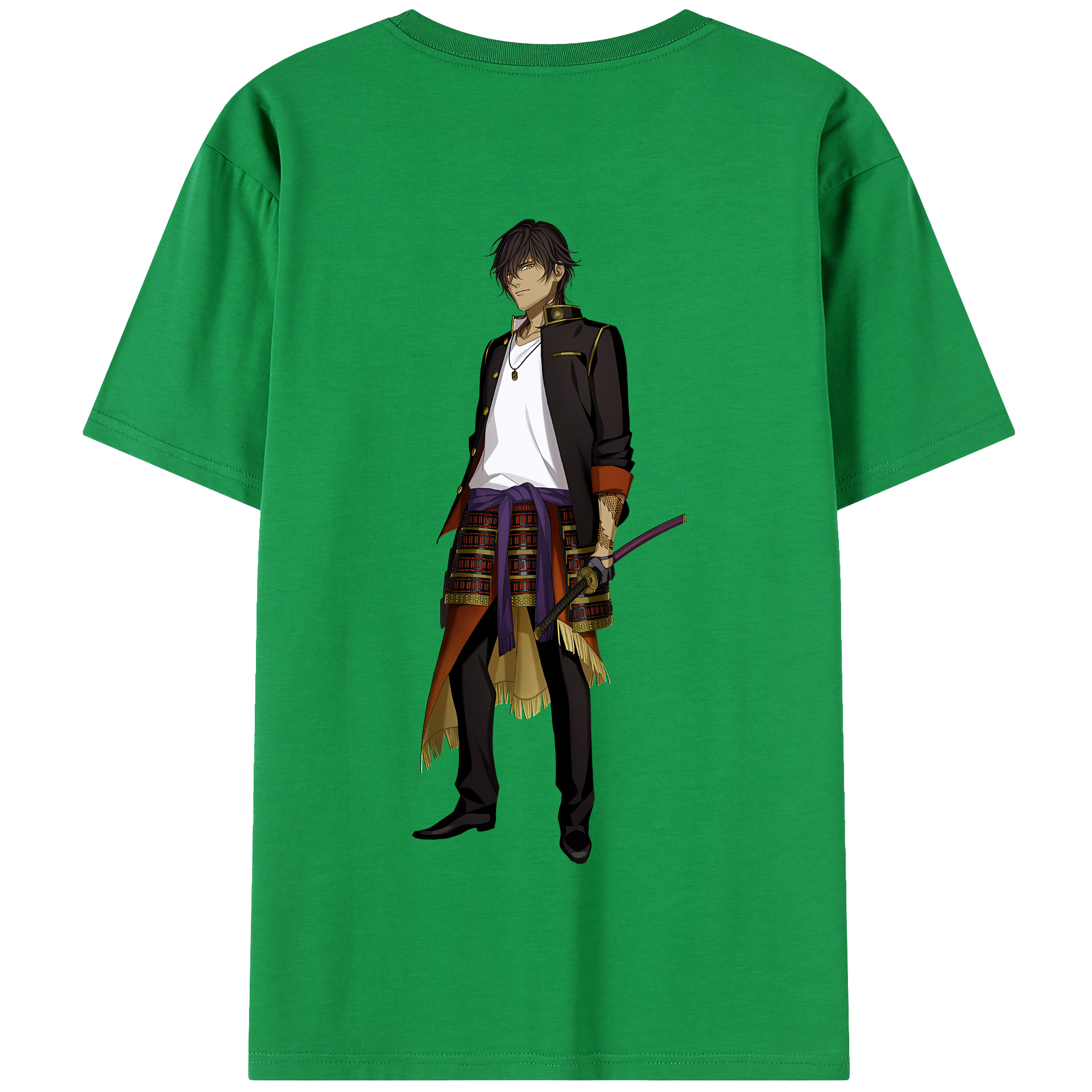 （画像用） 刀剣乱舞 Touken Ranbu 綿100％半袖Tシャツ（背面プリント）