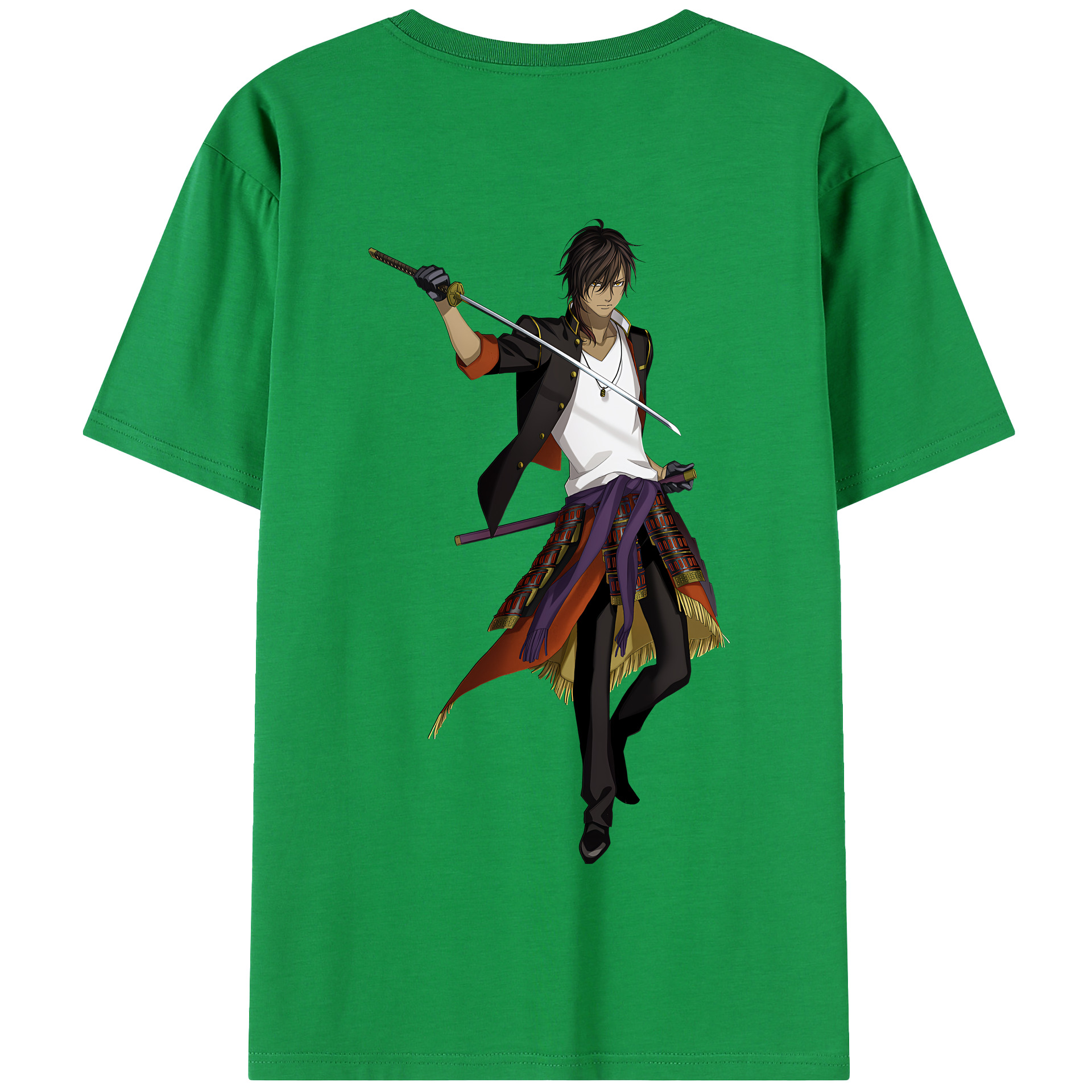 （画像用） 刀剣乱舞 Touken Ranbu 綿100％半袖Tシャツ（背面プリント）