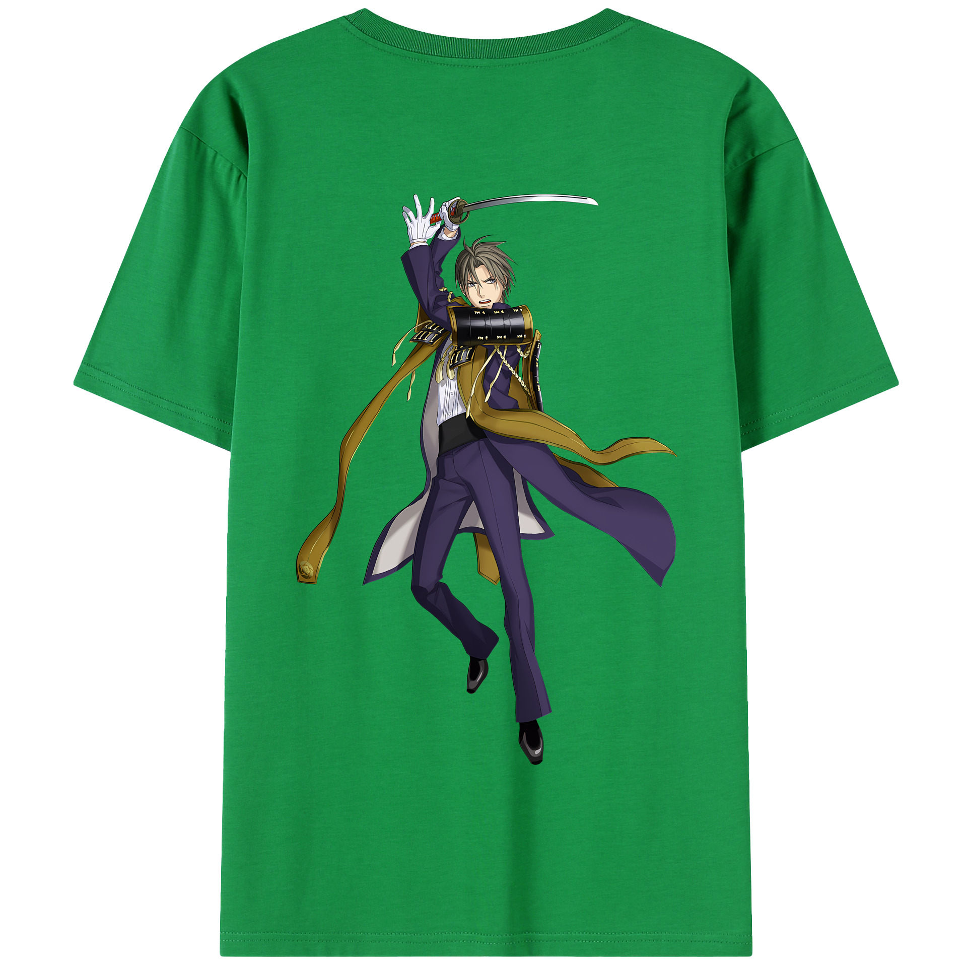 （画像用） 刀剣乱舞 Touken Ranbu 綿100％半袖Tシャツ（背面プリント）