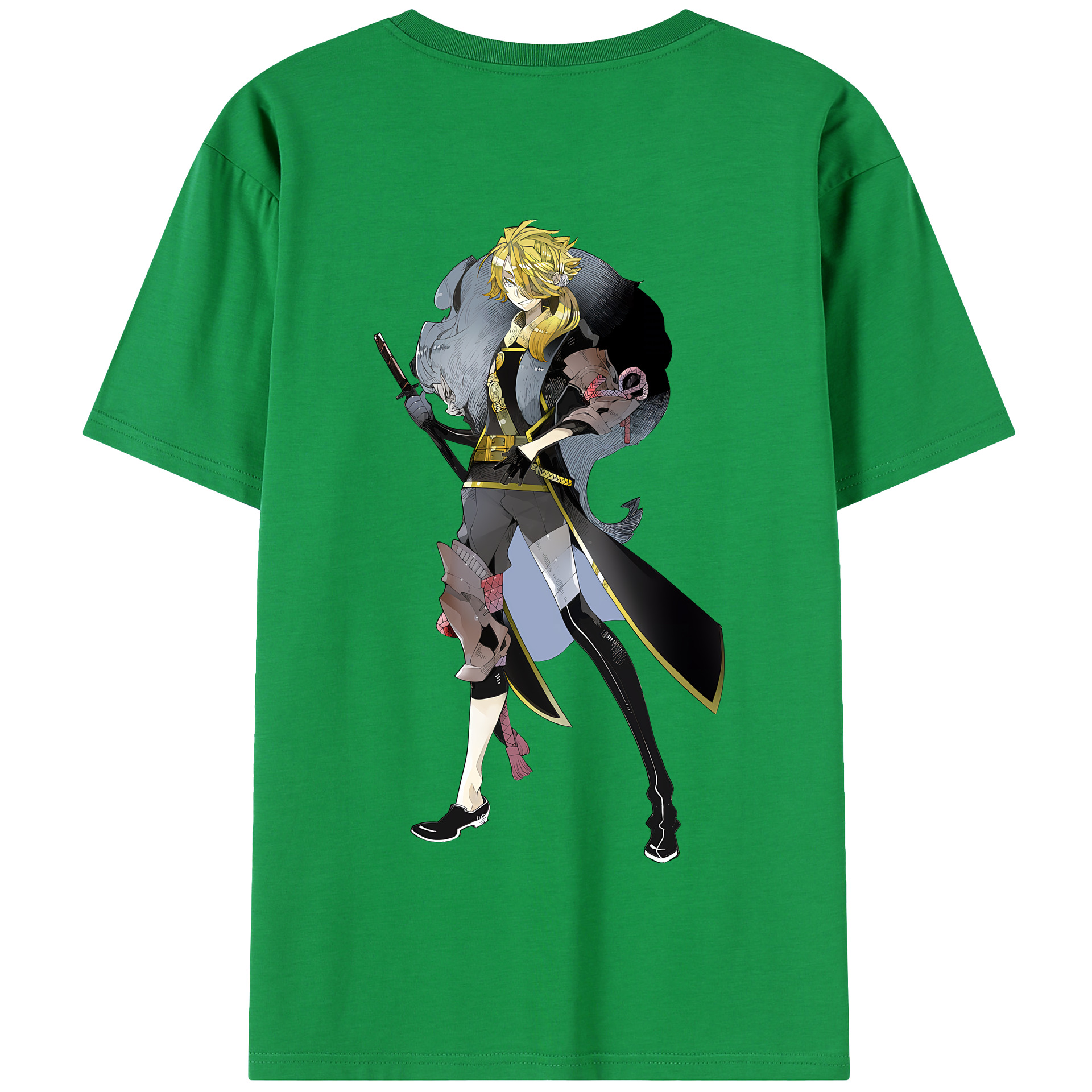 （画像用） 刀剣乱舞 Touken Ranbu 綿100％半袖Tシャツ（背面プリント）
