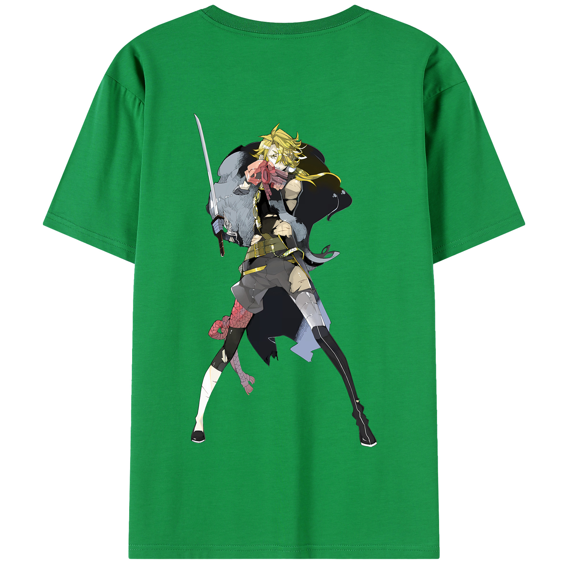 （画像用） 刀剣乱舞 Touken Ranbu 綿100％半袖Tシャツ（背面プリント）
