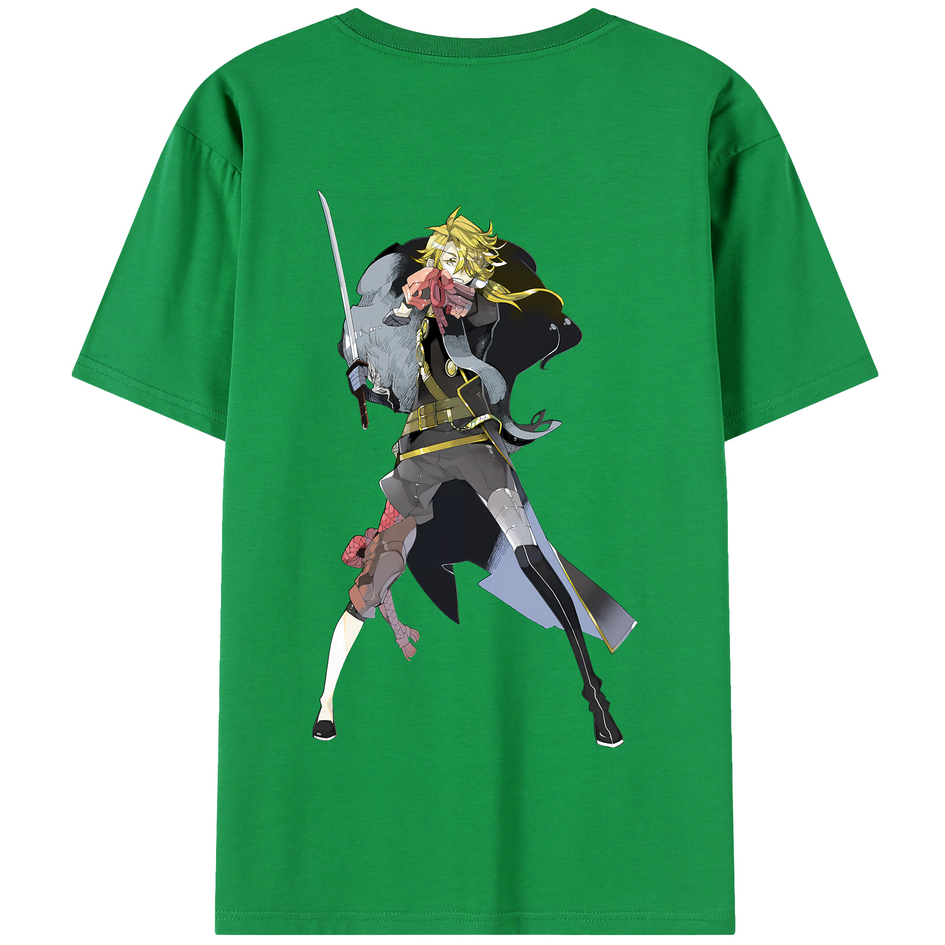 （画像用） 刀剣乱舞 Touken Ranbu 綿100％半袖Tシャツ（背面プリント）