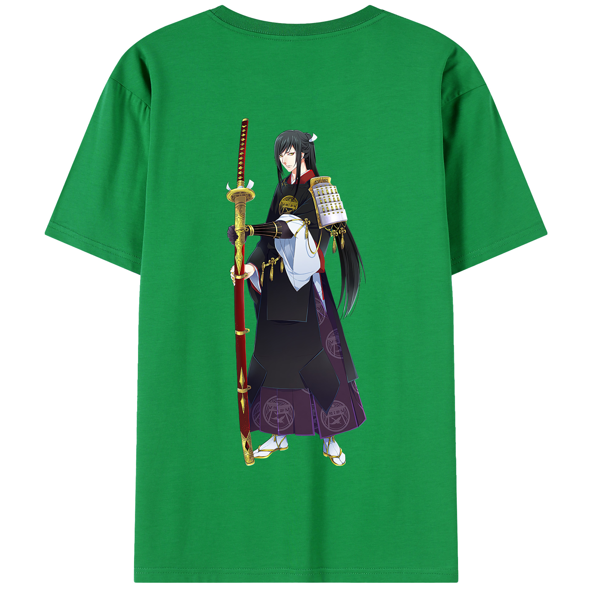 （画像用） 刀剣乱舞 Touken Ranbu 綿100％半袖Tシャツ（背面プリント）
