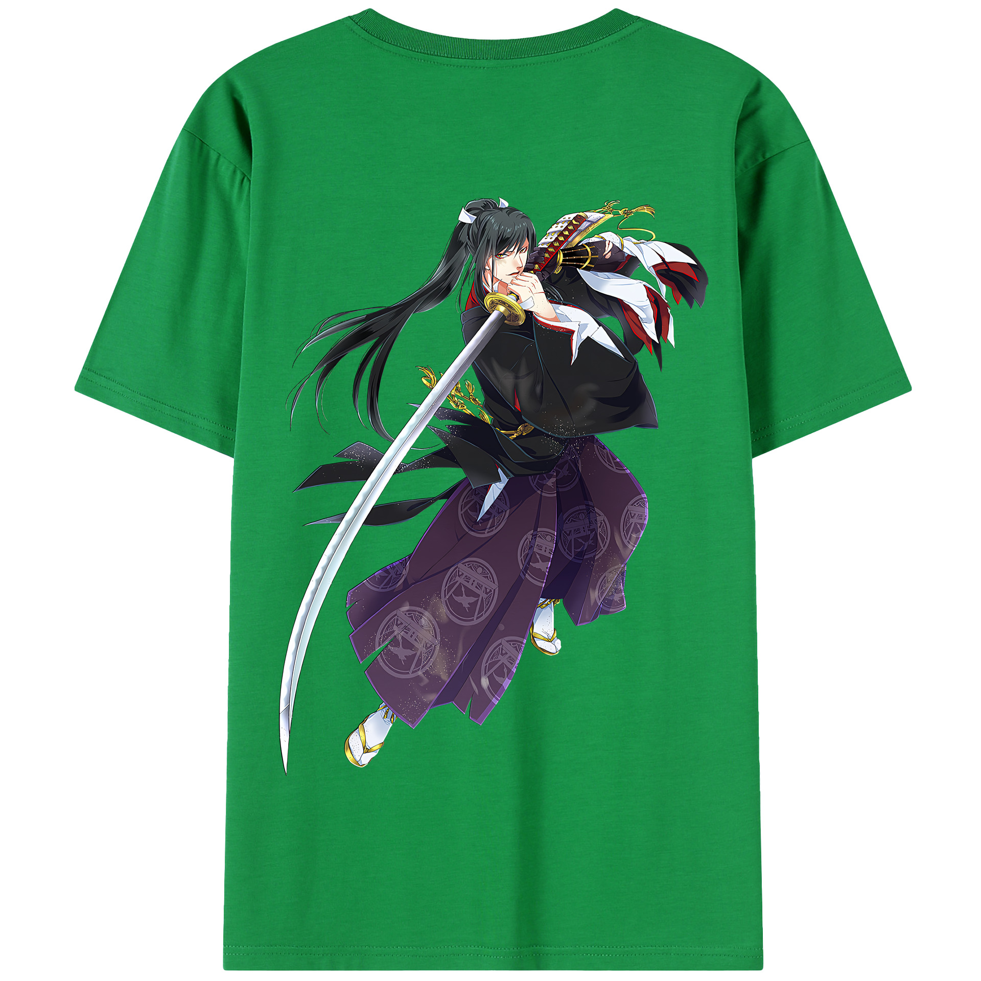 （画像用） 刀剣乱舞 Touken Ranbu 綿100％半袖Tシャツ（背面プリント）