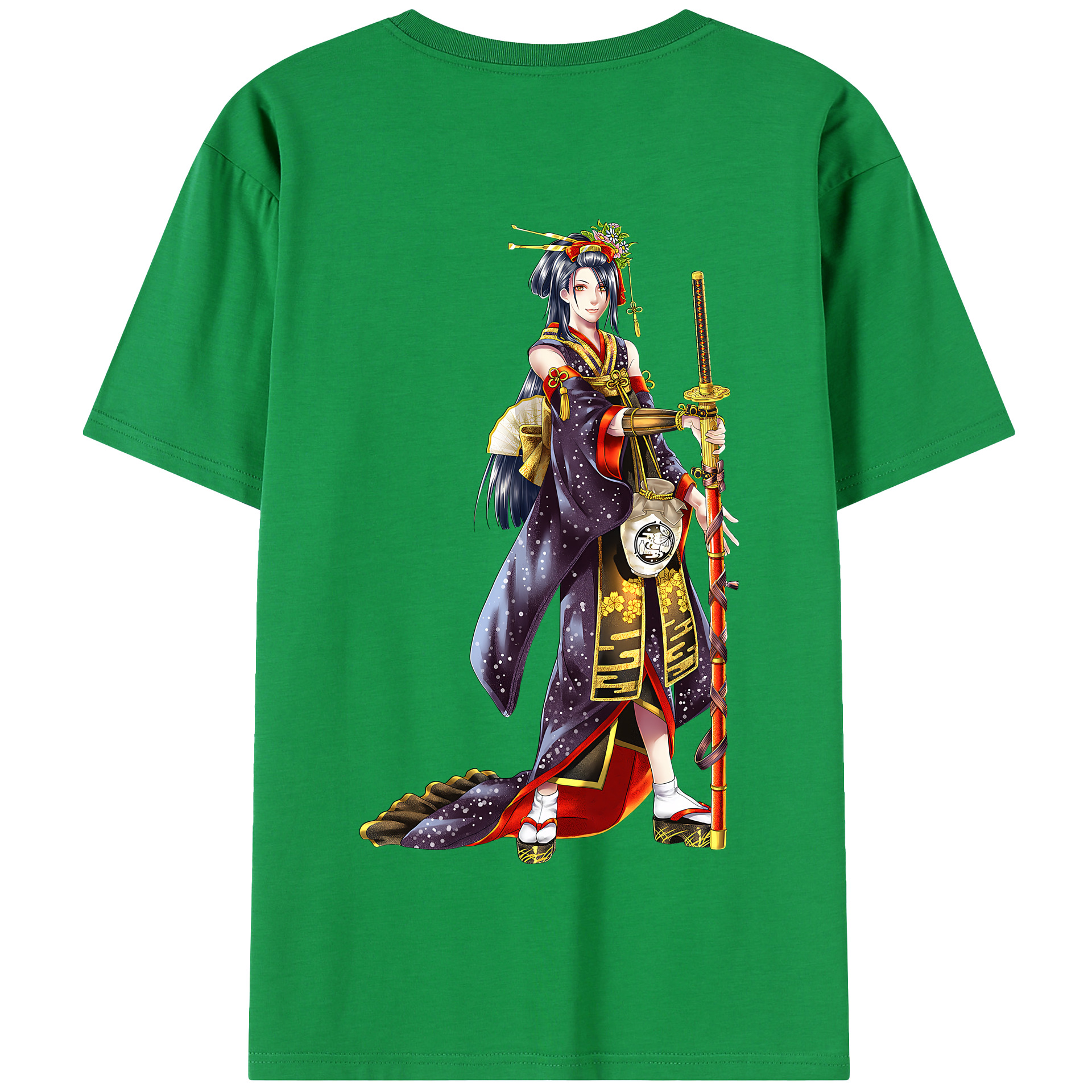 （画像用） 刀剣乱舞 Touken Ranbu 綿100％半袖Tシャツ（背面プリント）