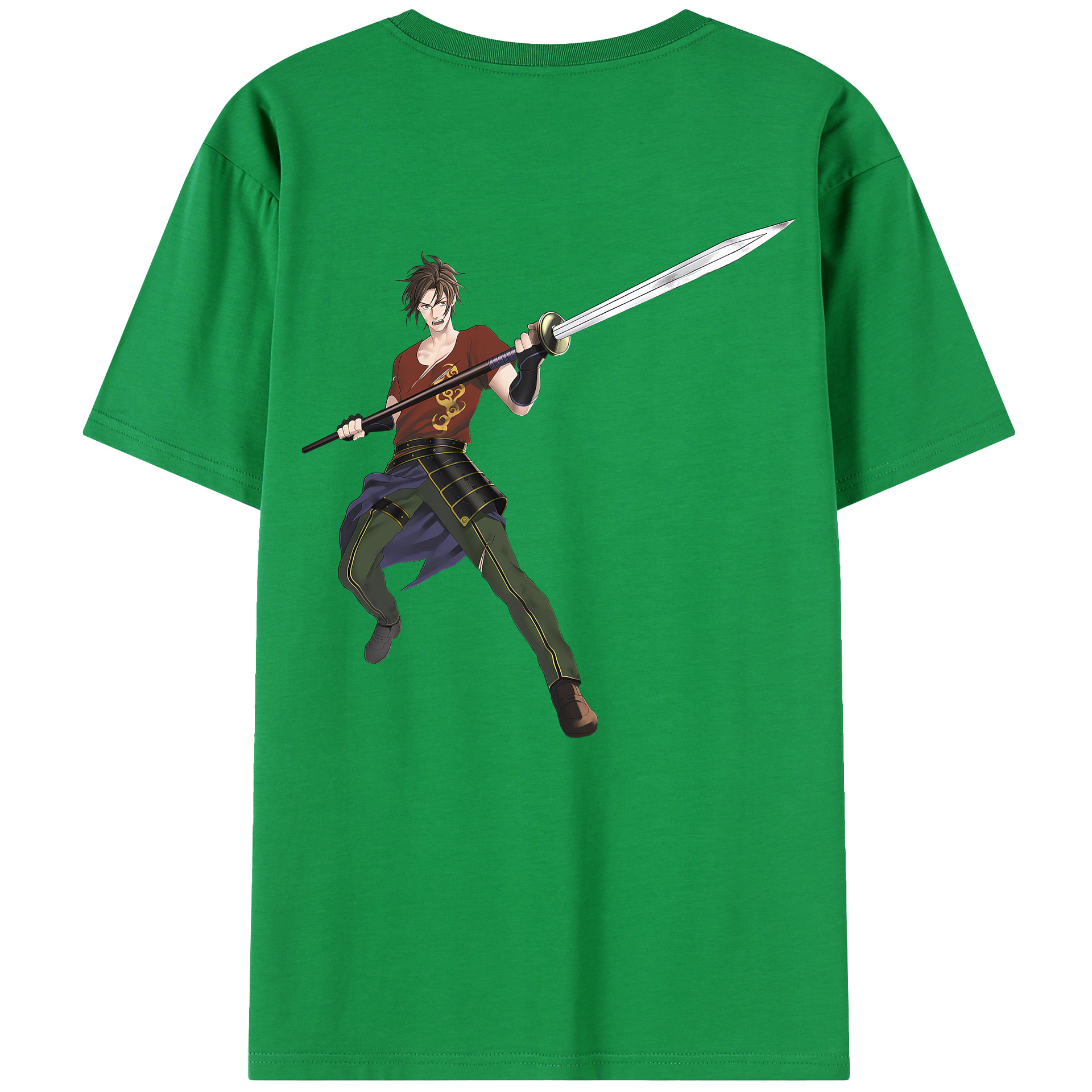 （画像用） 刀剣乱舞 Touken Ranbu 綿100％半袖Tシャツ（背面プリント）