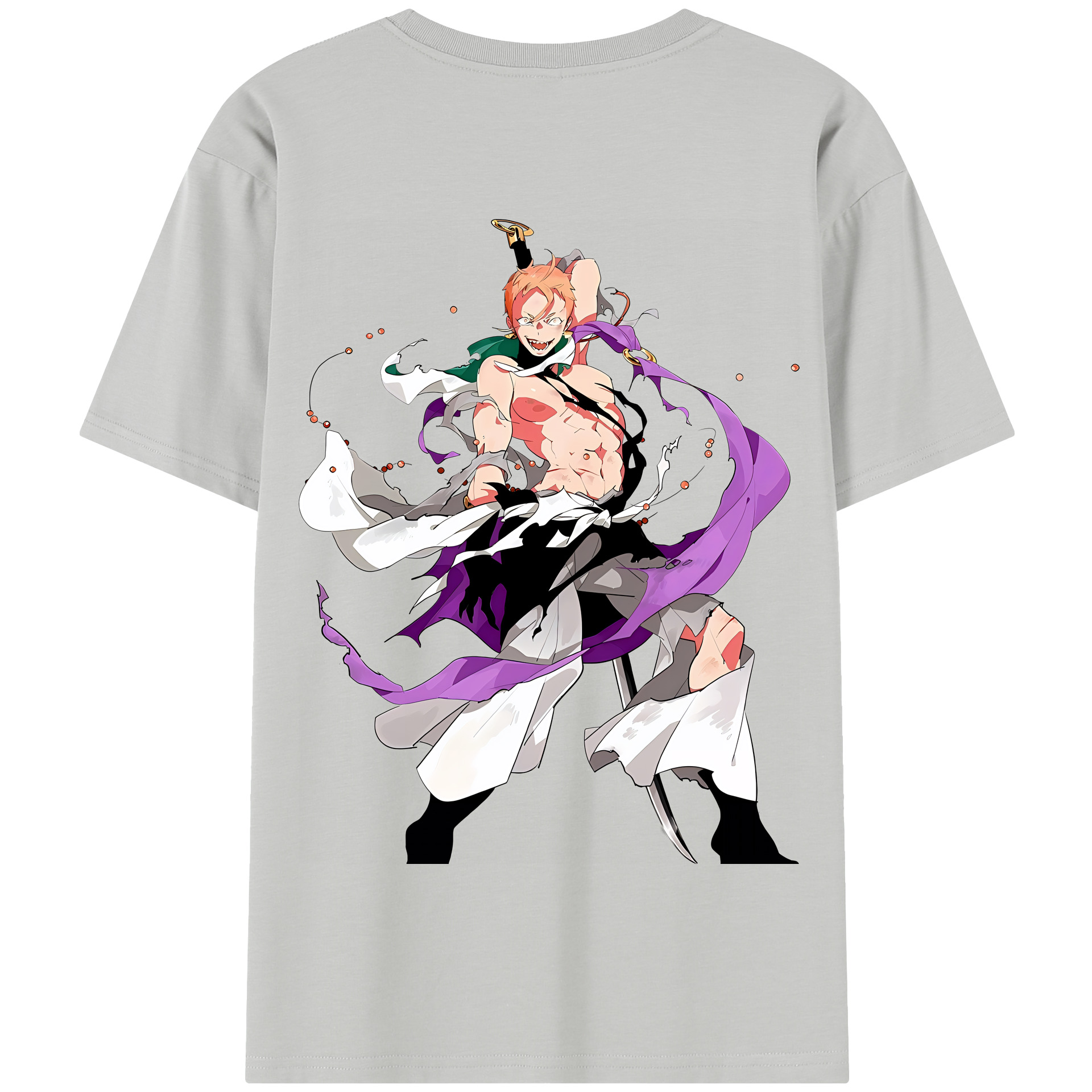 （画像用） 刀剣乱舞 Touken Ranbu 綿100％半袖Tシャツ（背面プリント）