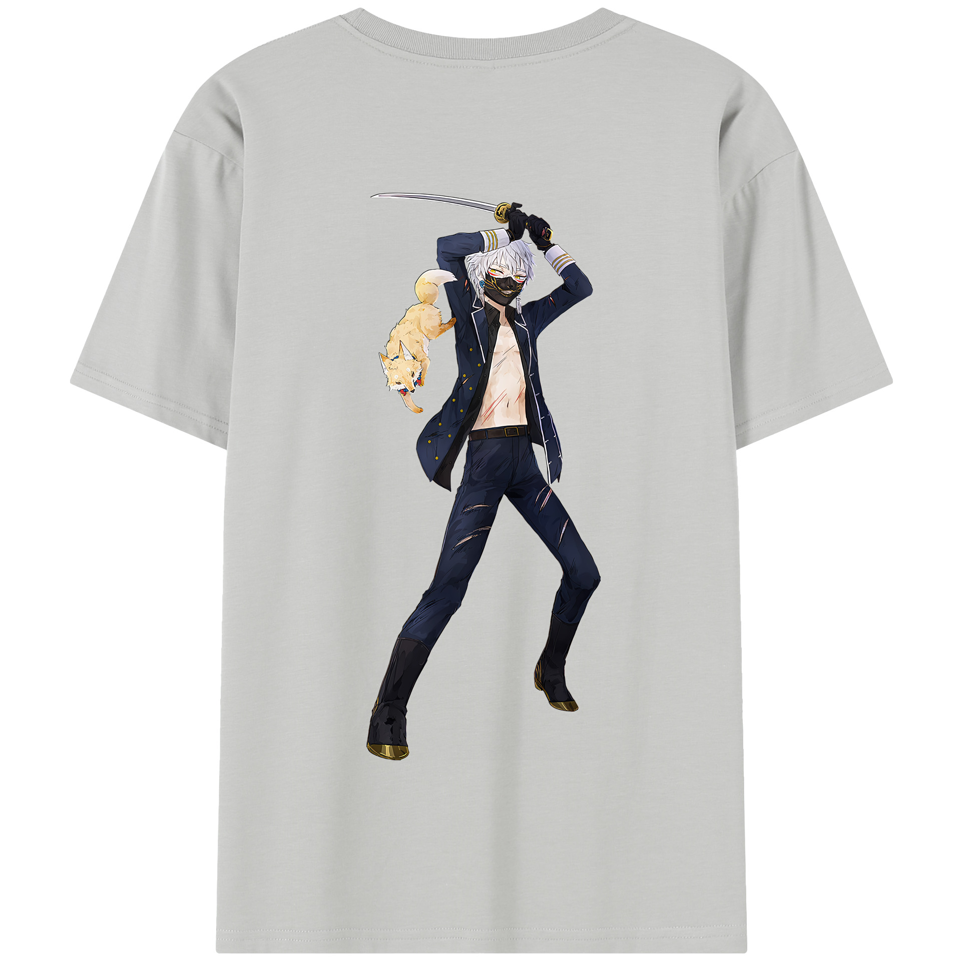 （画像用） 刀剣乱舞 Touken Ranbu 綿100％半袖Tシャツ（背面プリント）