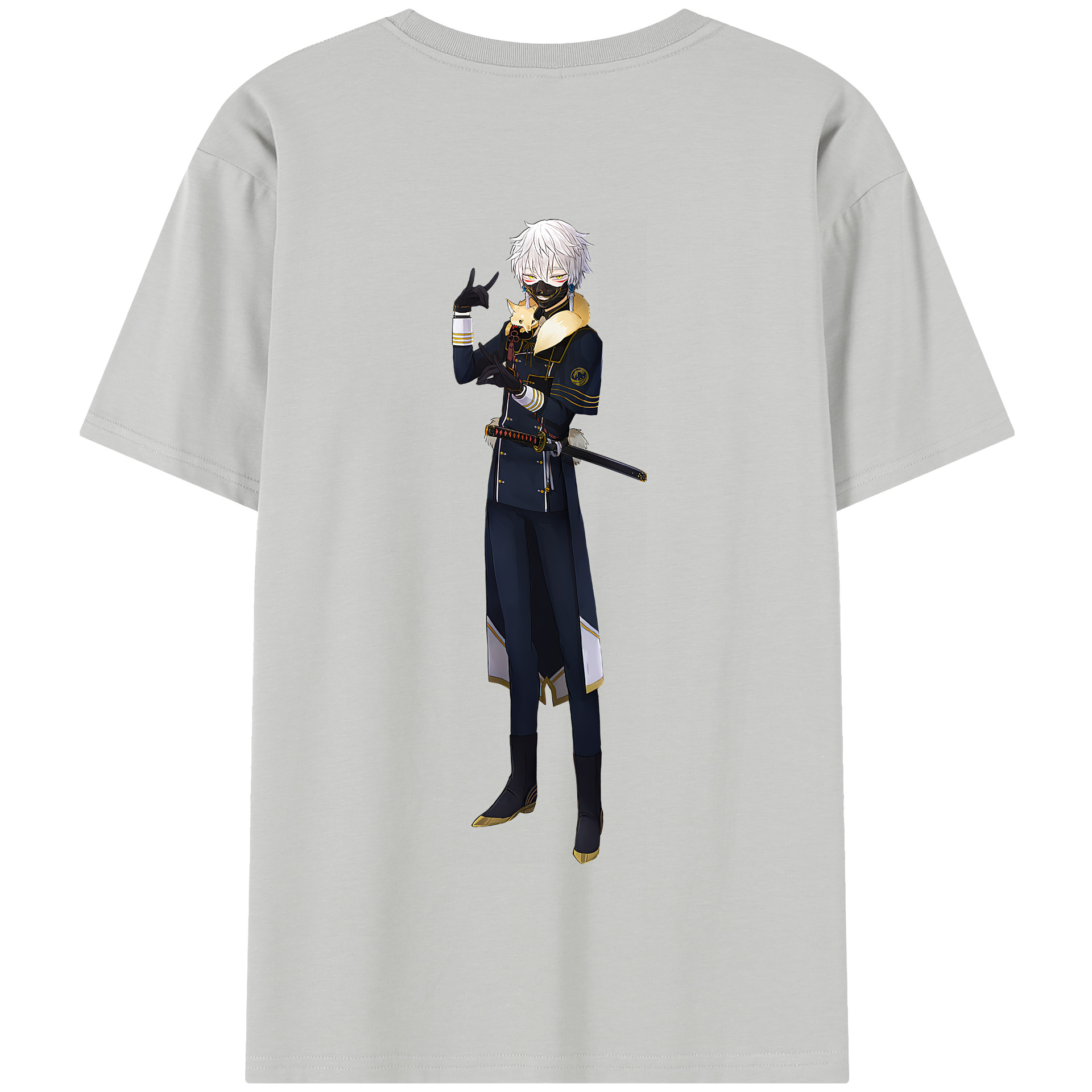 （画像用） 刀剣乱舞 Touken Ranbu 綿100％半袖Tシャツ（背面プリント）