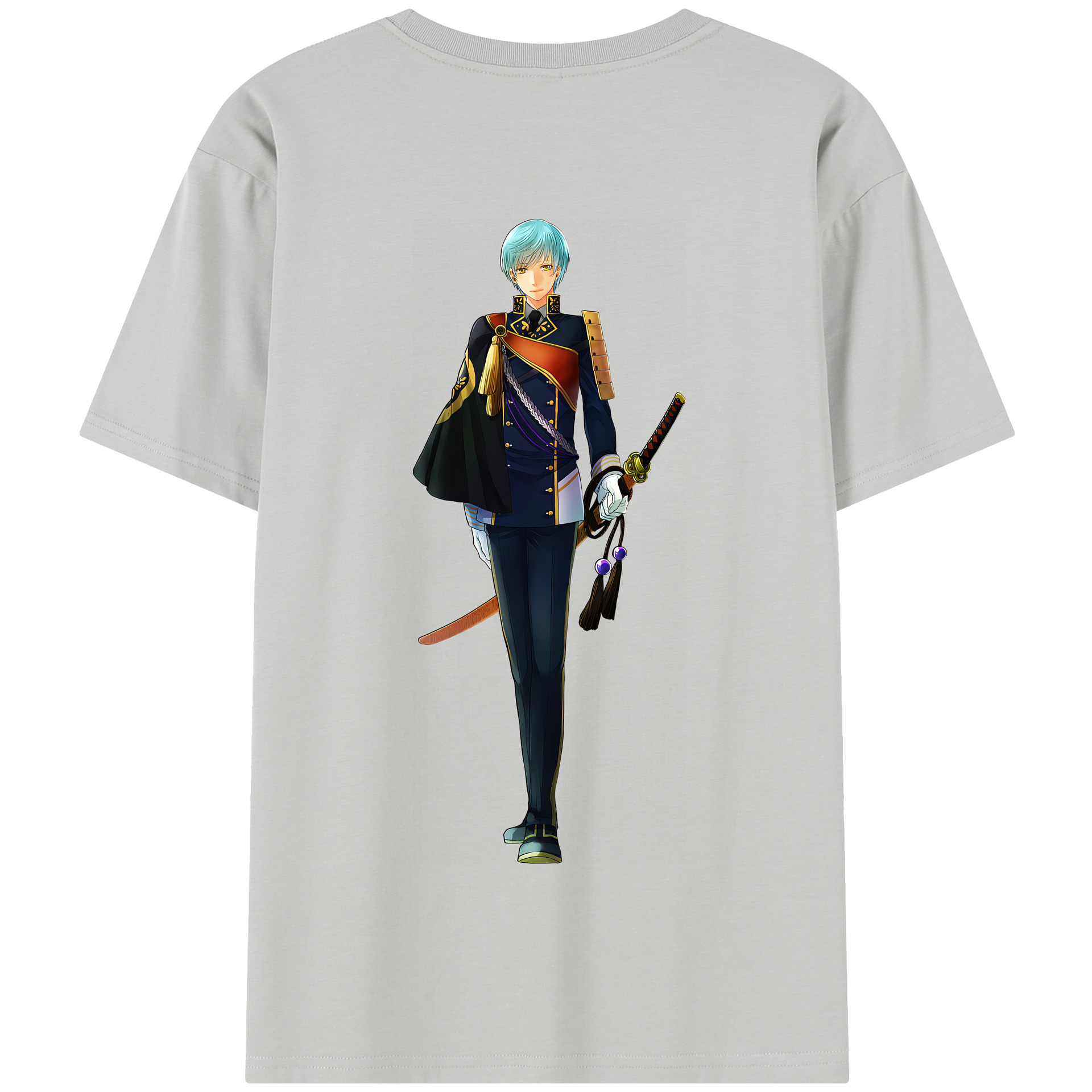 （画像用） 刀剣乱舞 Touken Ranbu 綿100％半袖Tシャツ（背面プリント）